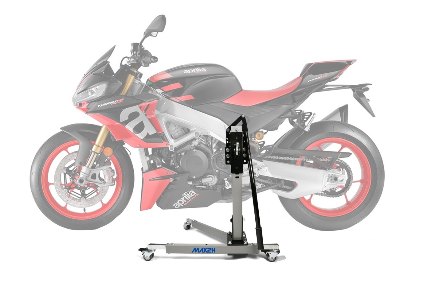 MAX2H Zentralständer EVOLIFT für APRILIA TUONO V4/FACTORY (EURO 5) (2021 - ) - grau