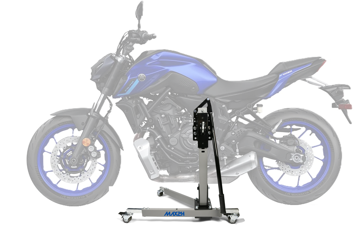 MAX2H® Zentralständer für YAMAHA MT-07 (2023 - ) - grau