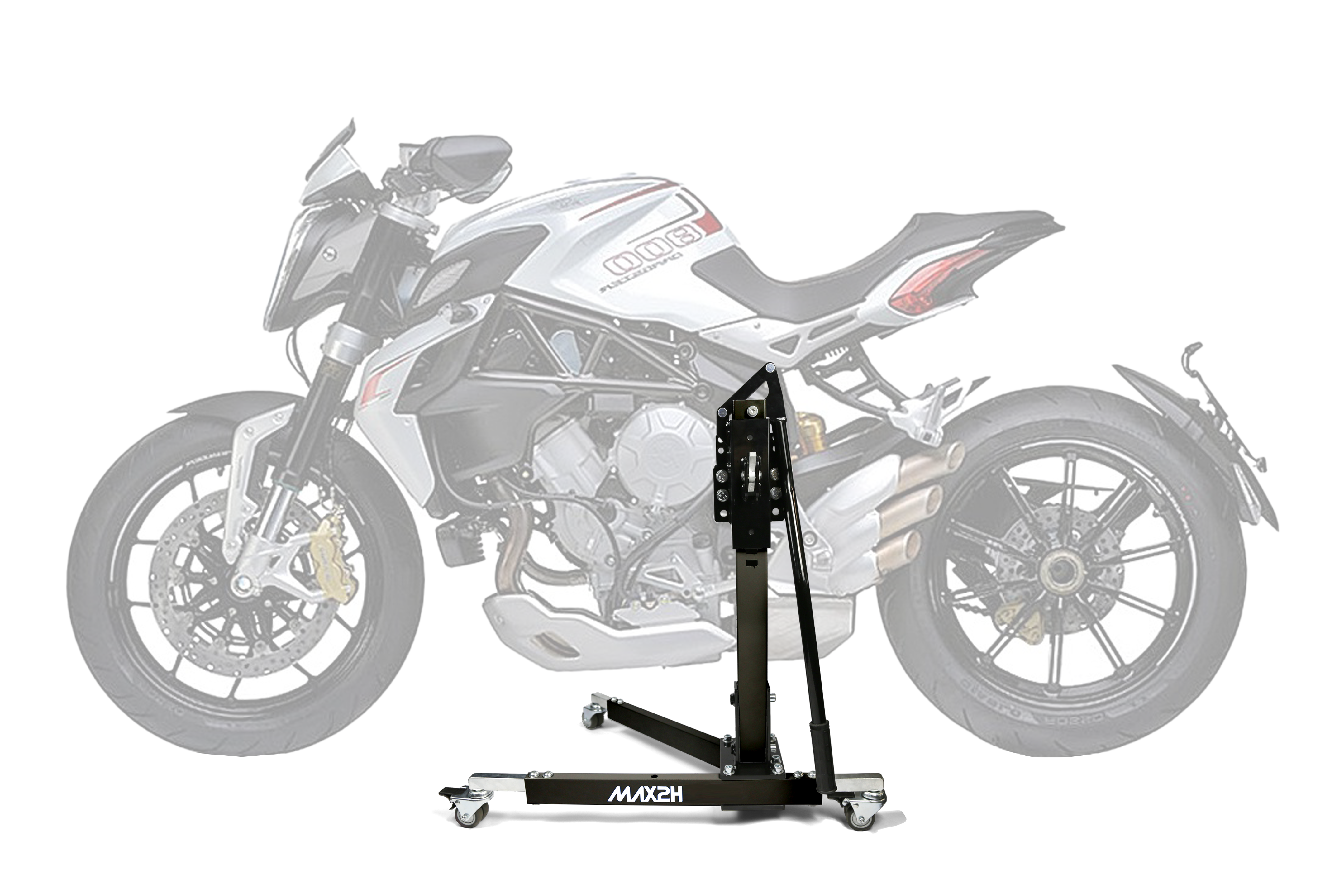 MAX2H® Zentralständer für MV Agusta BRUTALE DRAGSTER 800 (2014 - ) - schwarz