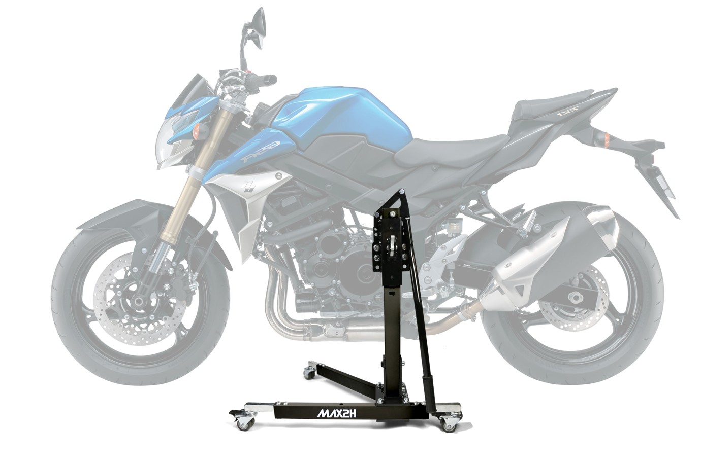 MAX2H® Zentralständer für SUZUKI GSR 750 (ABS) (2011 - 2016) - schwarz