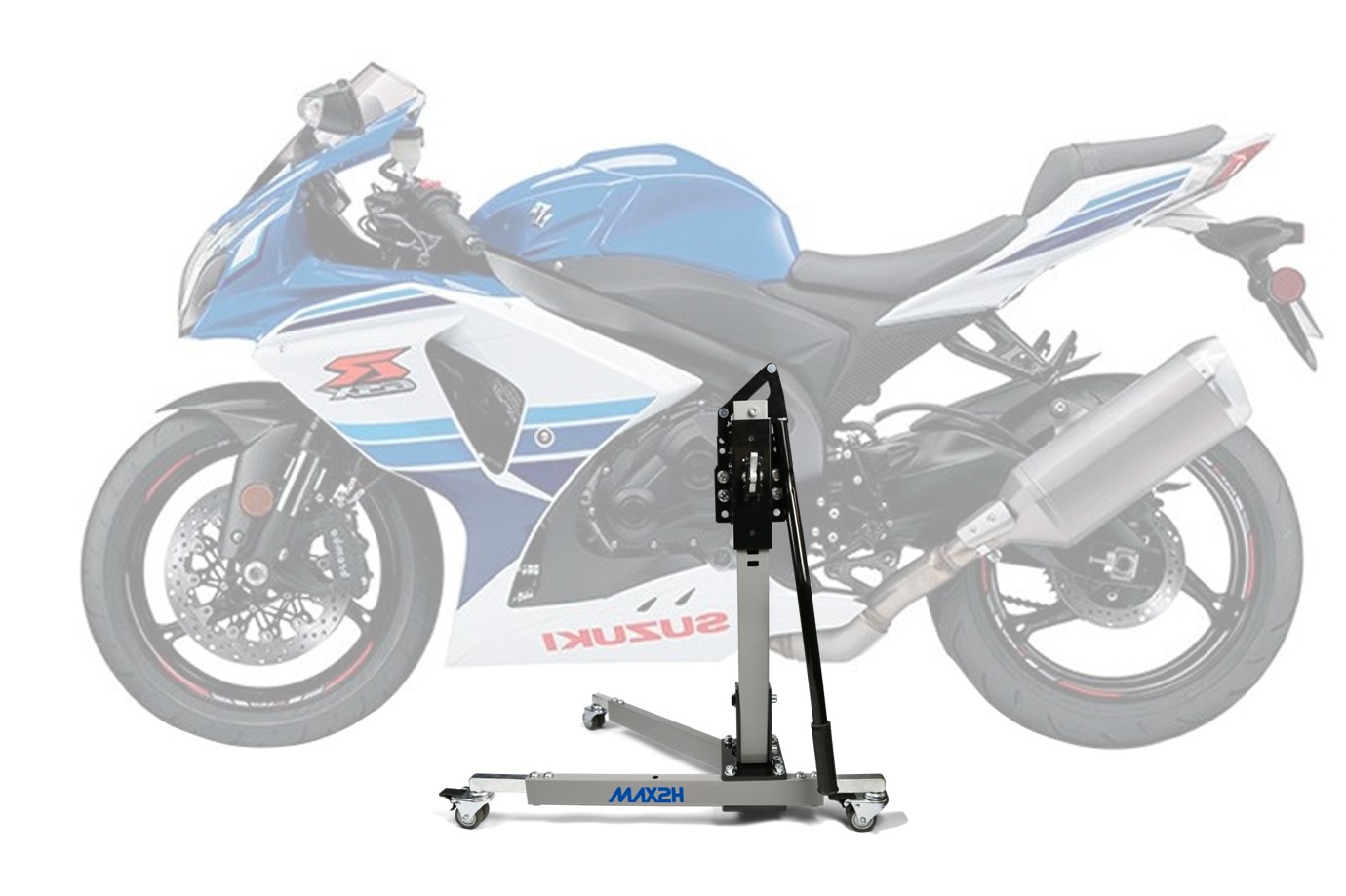 MAX2H Zentralständer EVOLIFT für SUZUKI GSX-R 1000 L5/L6 (2015 - 2016) - grau