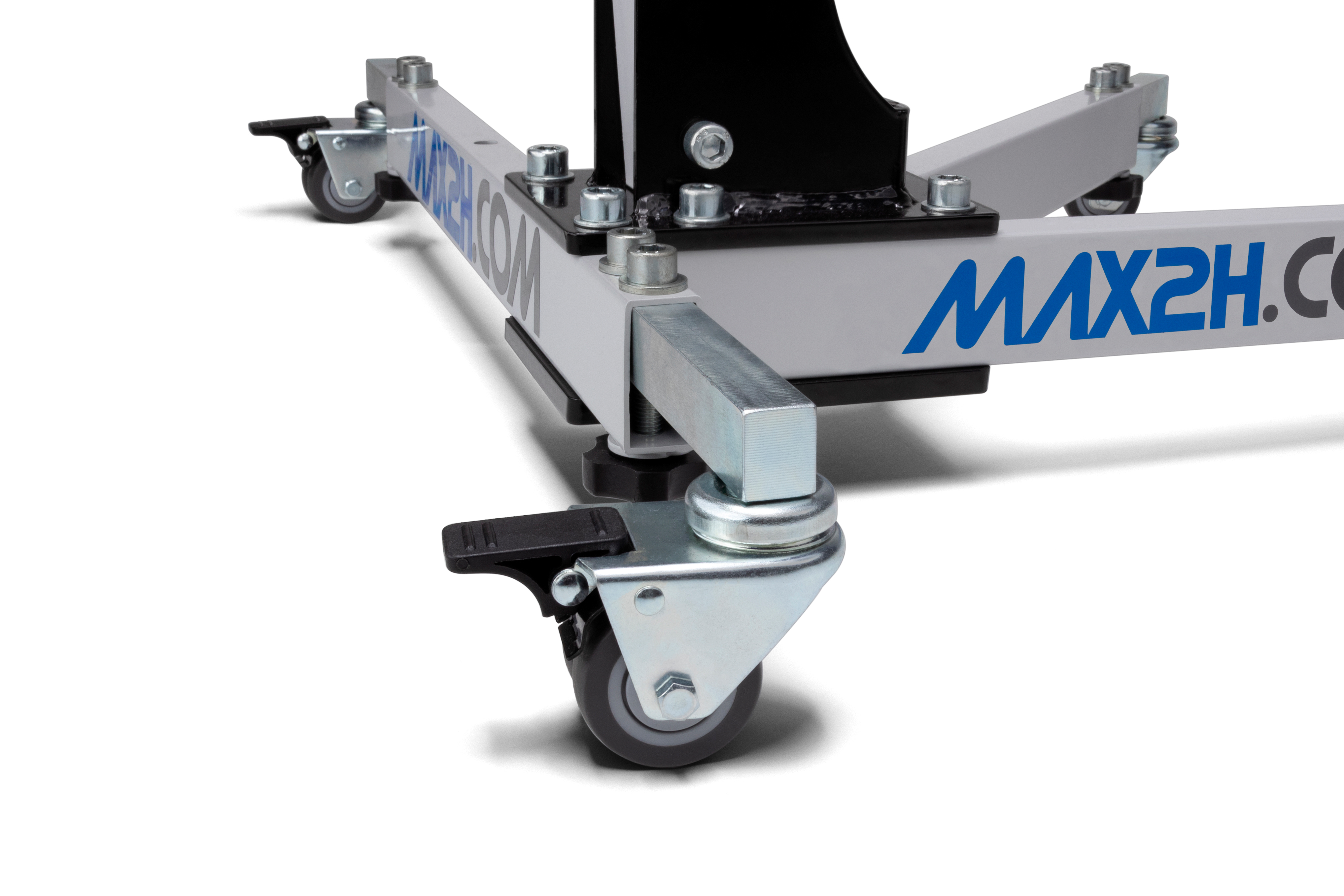 MAX2H® Zentralständer mit Rollen - grau