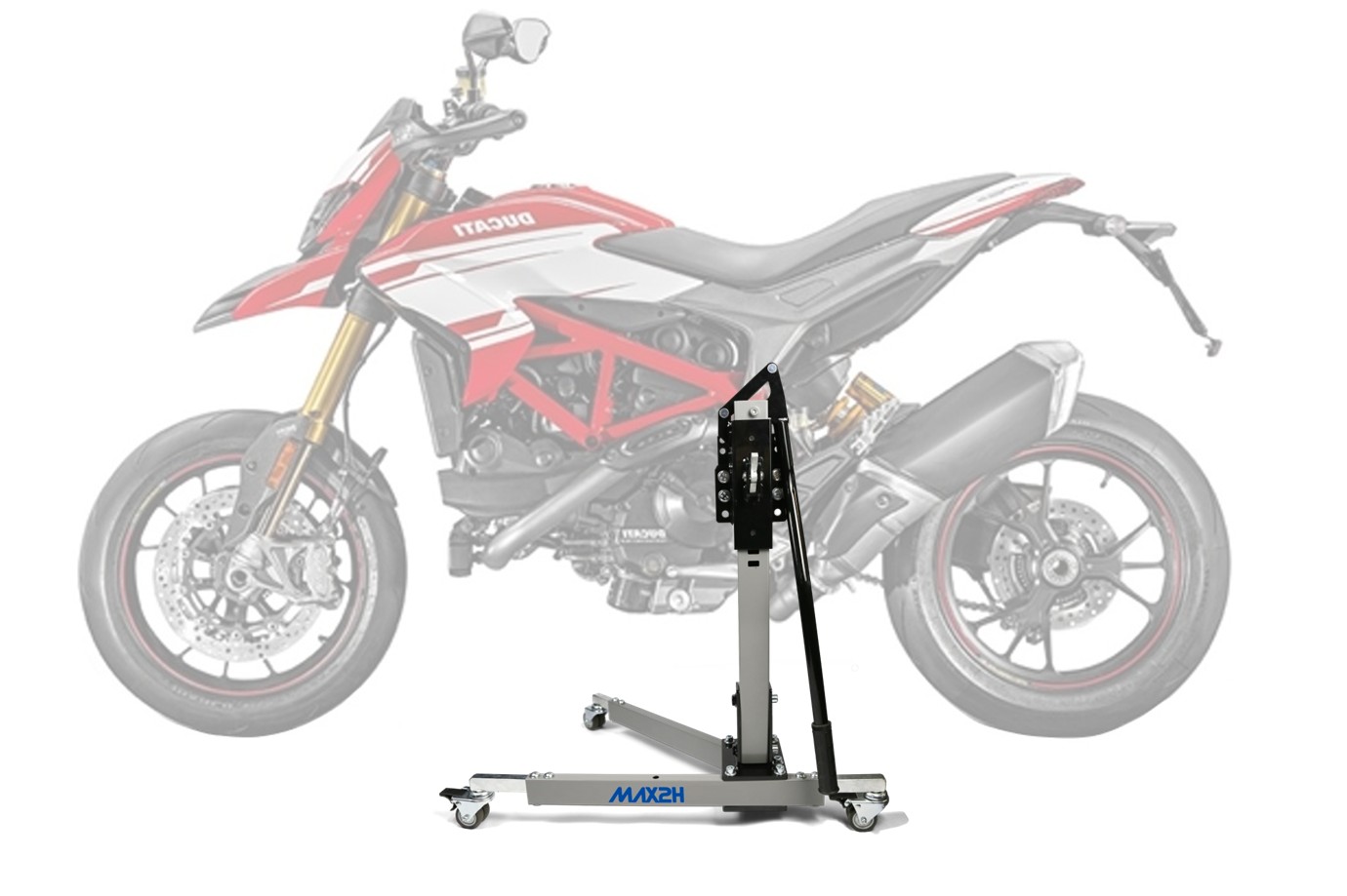 MAX2H® Zentralständer für DUCATI HYPERSTRADA 939 (2016 - 2017) - grau