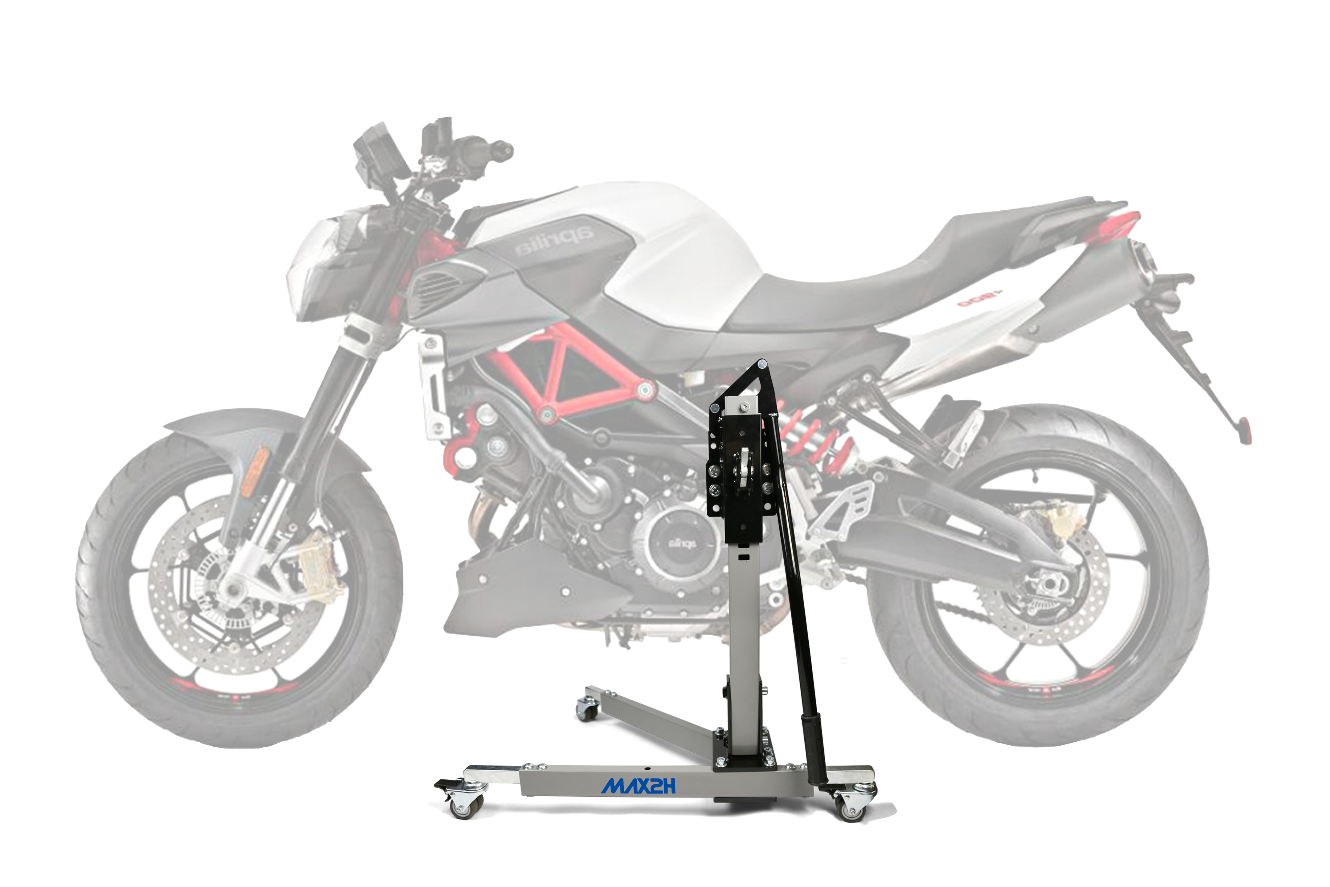 MAX2H Zentralständer EVOLIFT für APRILIA SHIVER 900 (EURO 4) (2017 - 2020) - grau