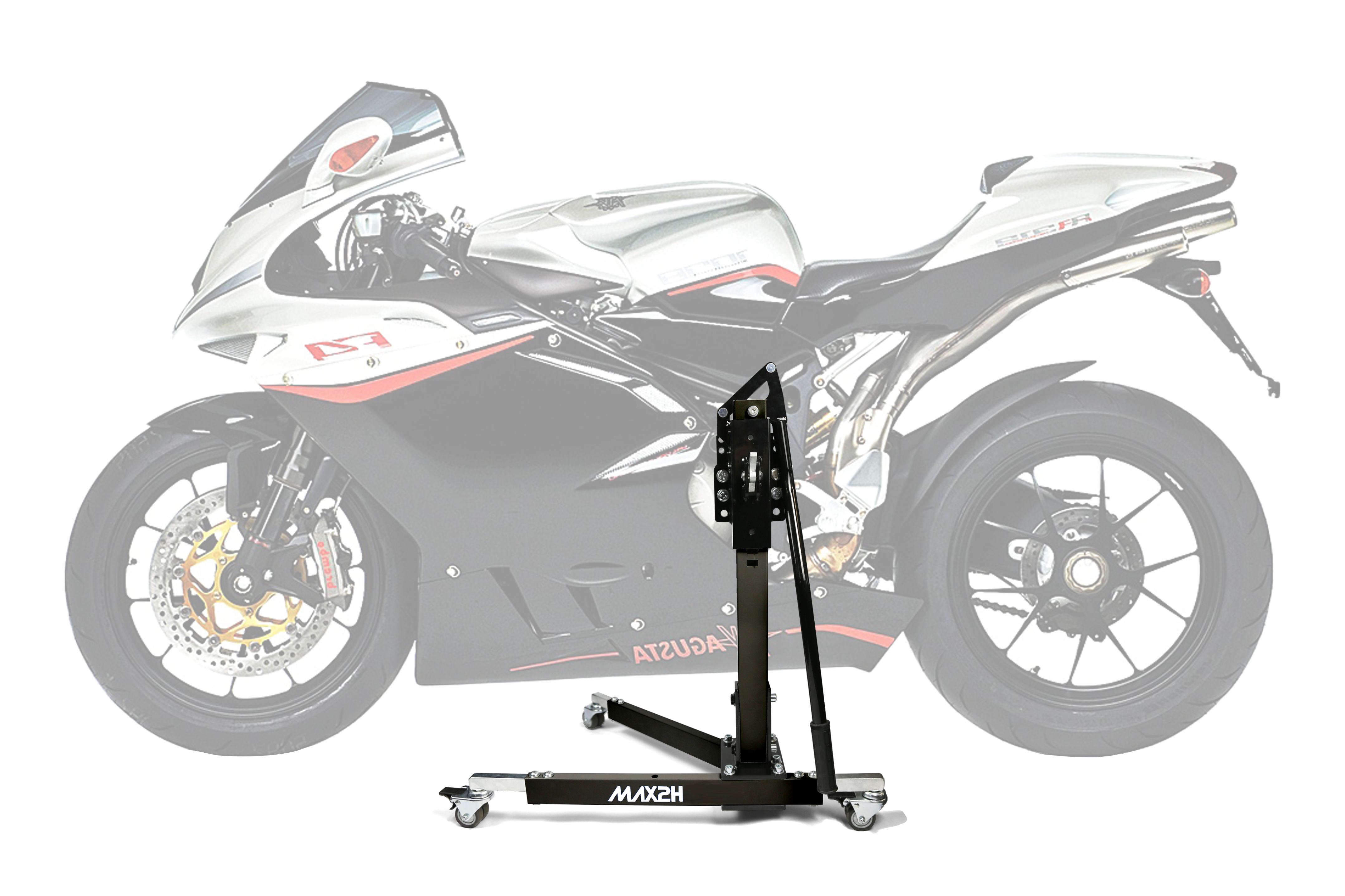 MAX2H® Zentralständer für MV Agusta F4 1078 RR 312 (2009 - 2010) - schwarz