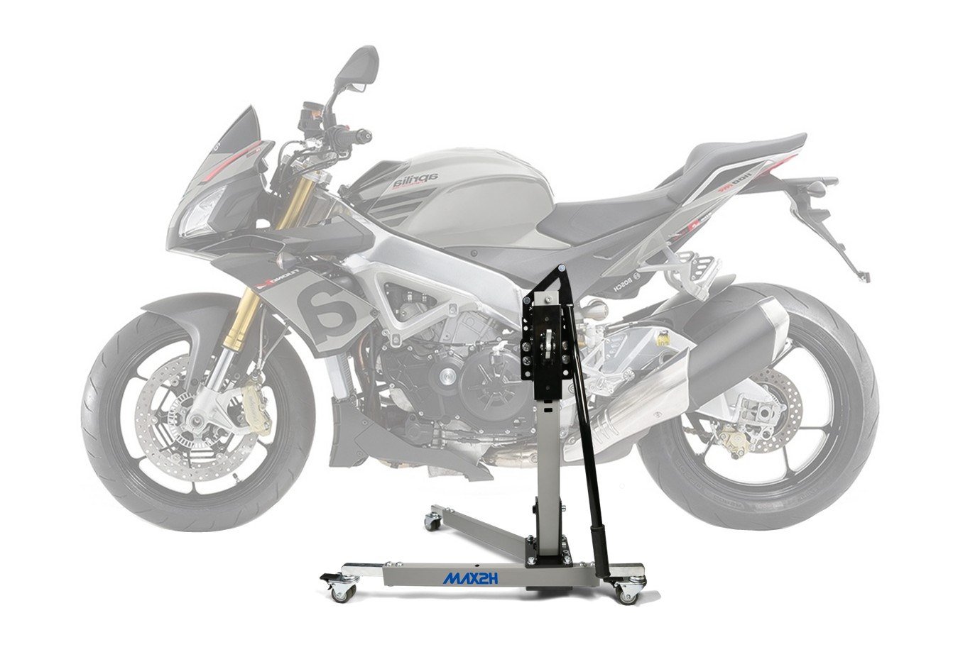 MAX2H Zentralständer EVOLIFT für APRILIA TUONO V4 1100 RR /FACTORY (2015 - 2016) - grau