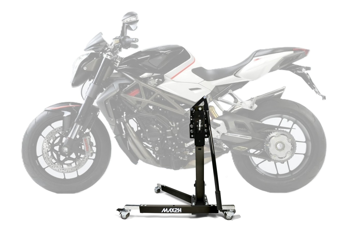 MAX2H® Zentralständer für MV Agusta BRUTALE 1090 RR (2010 - 2013) - schwarz