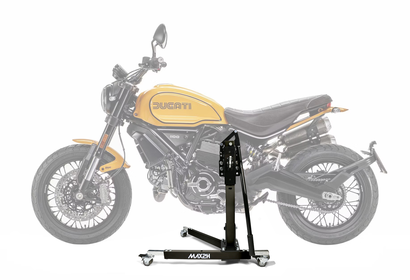 MAX2H® Zentralständer für DUCATI SCRAMBLER 1100 TRIBUTE PRO (2022 - ) - schwarz