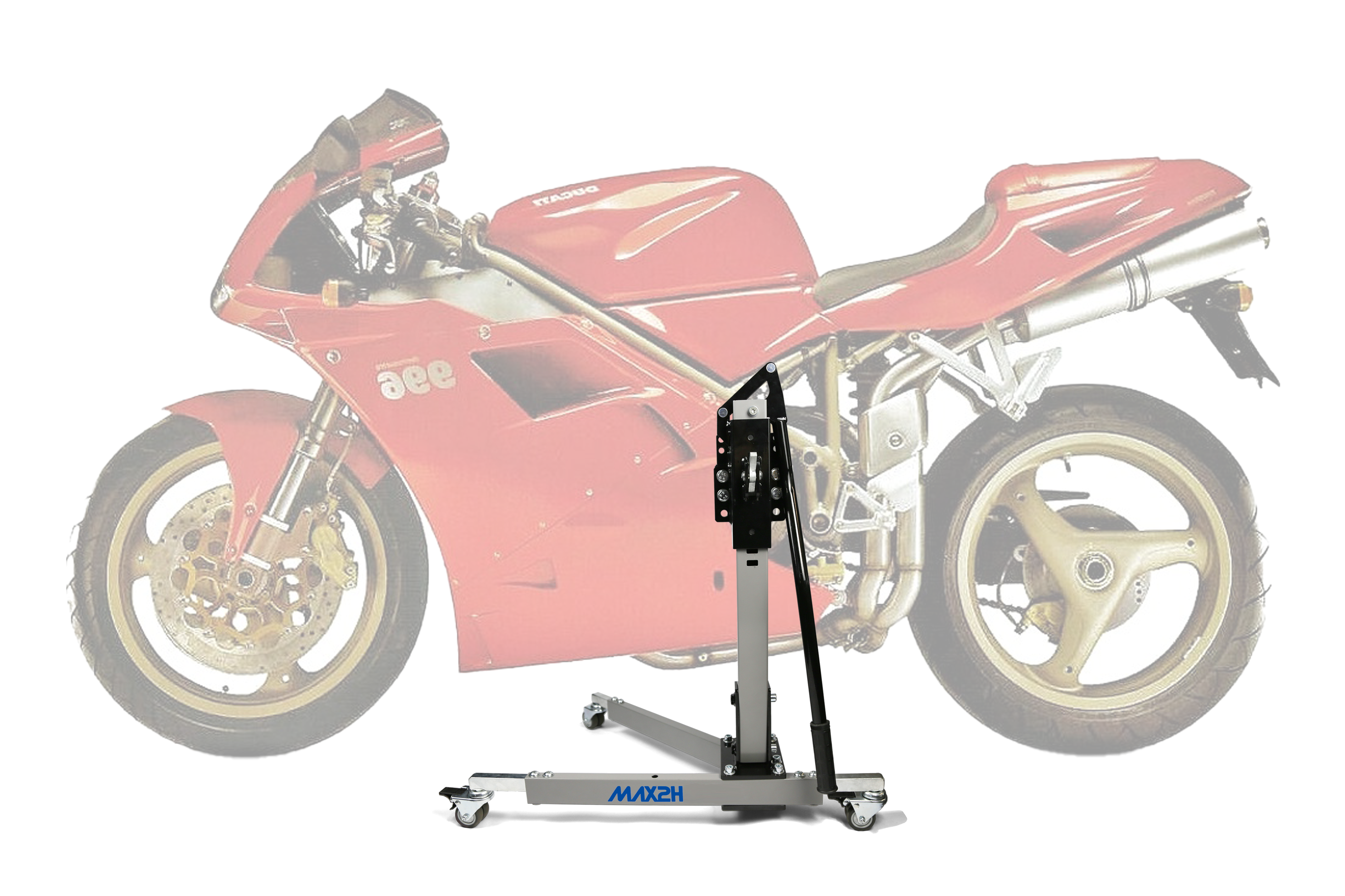 MAX2H Zentralständer EVOLIFT für DUCATI 996 BIPOSTO (1999 - 2001) - grau