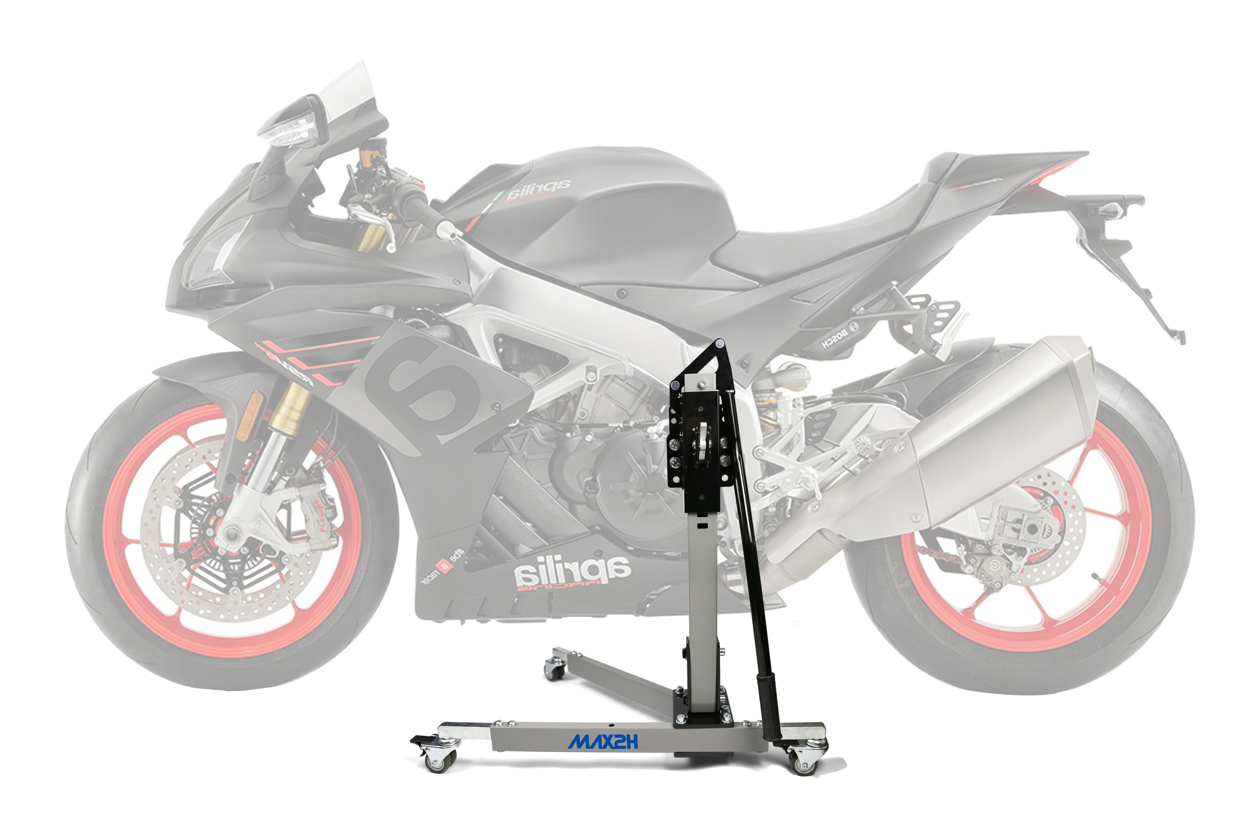 MAX2H Zentralständer EVOLIFT für APRILIA RSV4 1000 RR (EURO 4) (2019 - 2020) - grau