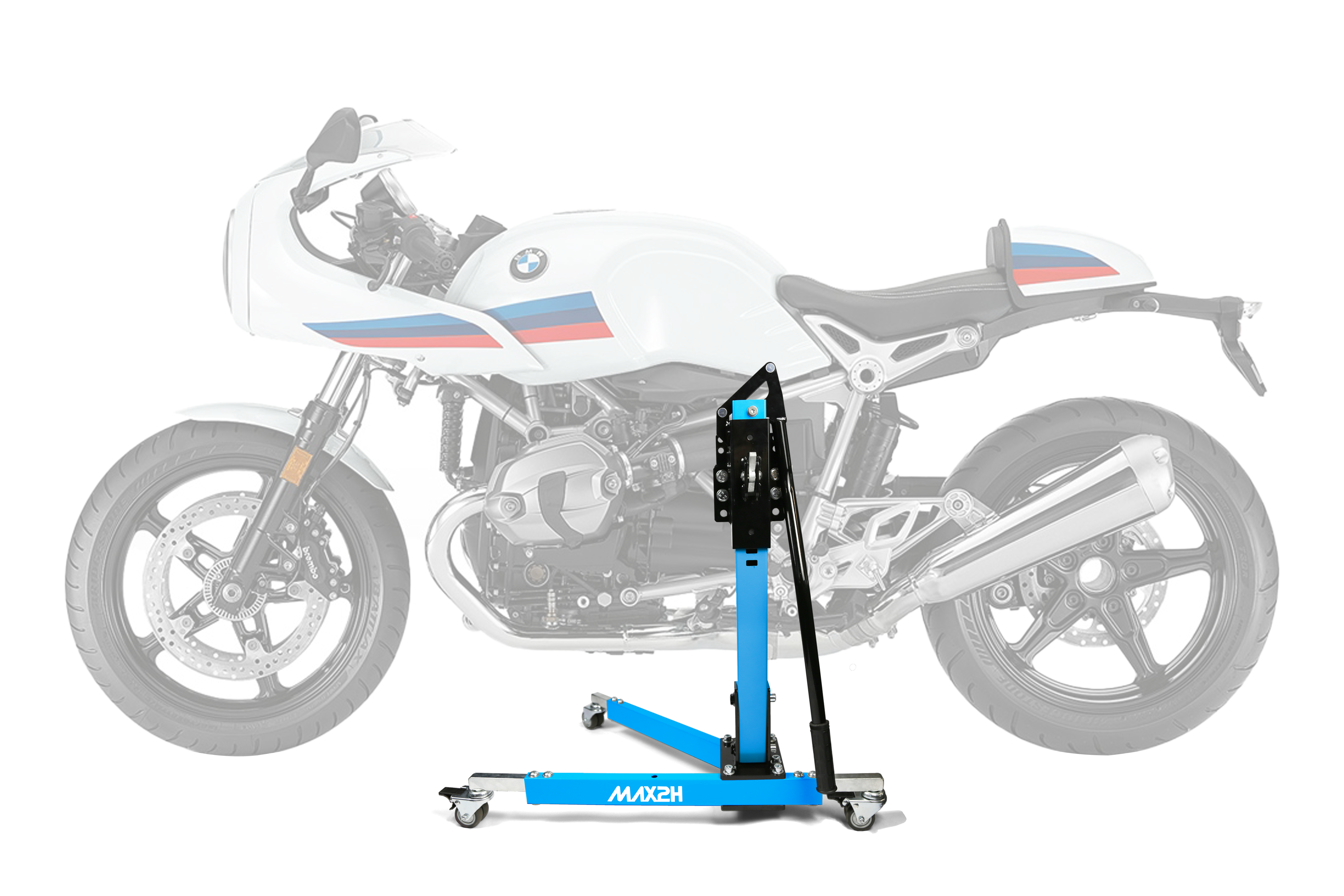 MAX2H® Zentralständer für BMW R NINET RACER (EURO 4) (2017 - 2020) - blau