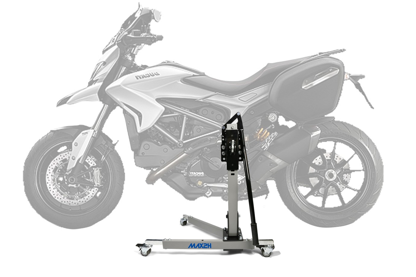 MAX2H® Zentralständer für DUCATI HYPERSTRADA (2013 - 2015) - grau