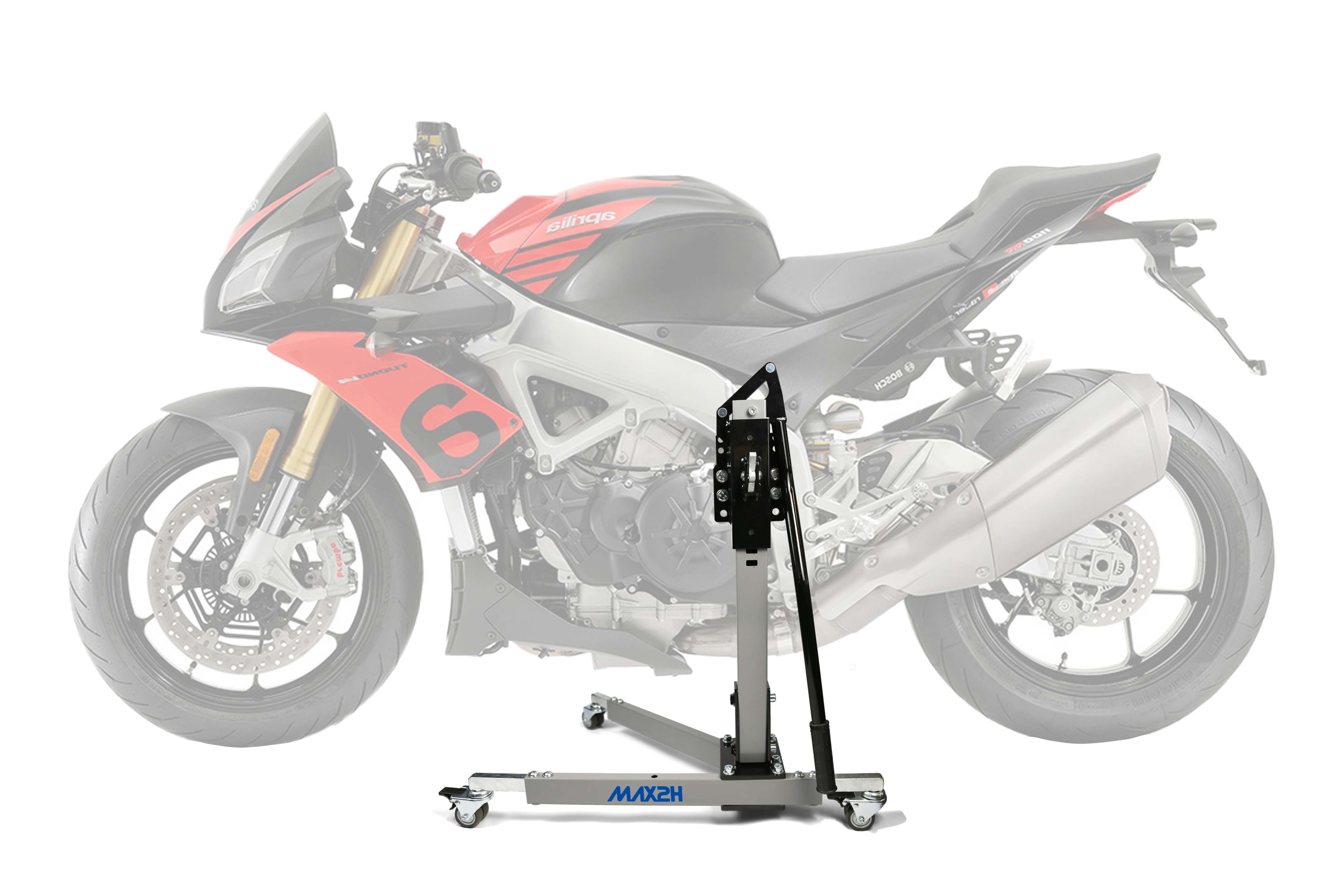 MAX2H Zentralständer EVOLIFT für APRILIA TUONO V4 1100 RR (EURO 4) (2019 - 2020) - grau