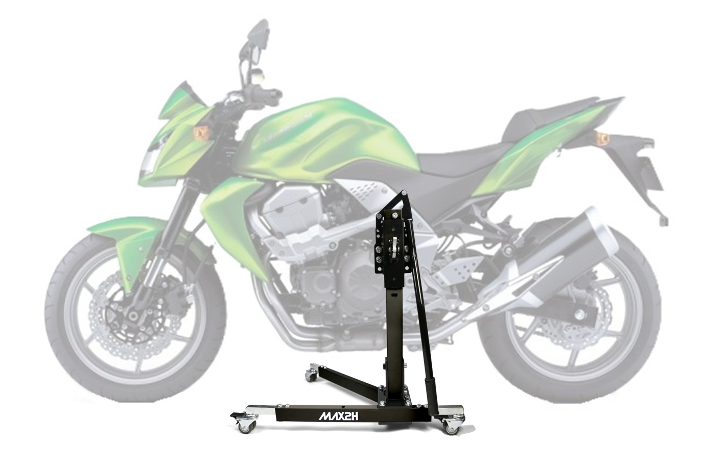 MAX2H® Zentralständer für KAWASAKI Z 750 / ABS (2007 - 2012) - schwarz