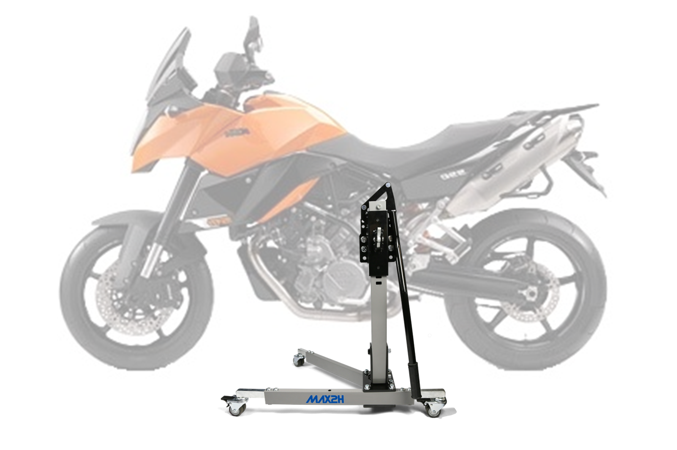MAX2H® Zentralständer für KTM 990 SUPERMOTO /ABS (2011 - 2013) - grau