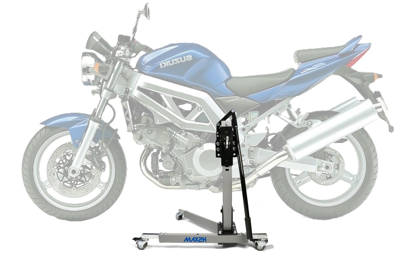 MAX2H Zentralständer EVOLIFT für SUZUKI SV 1000 (2003 - 2005) - grau