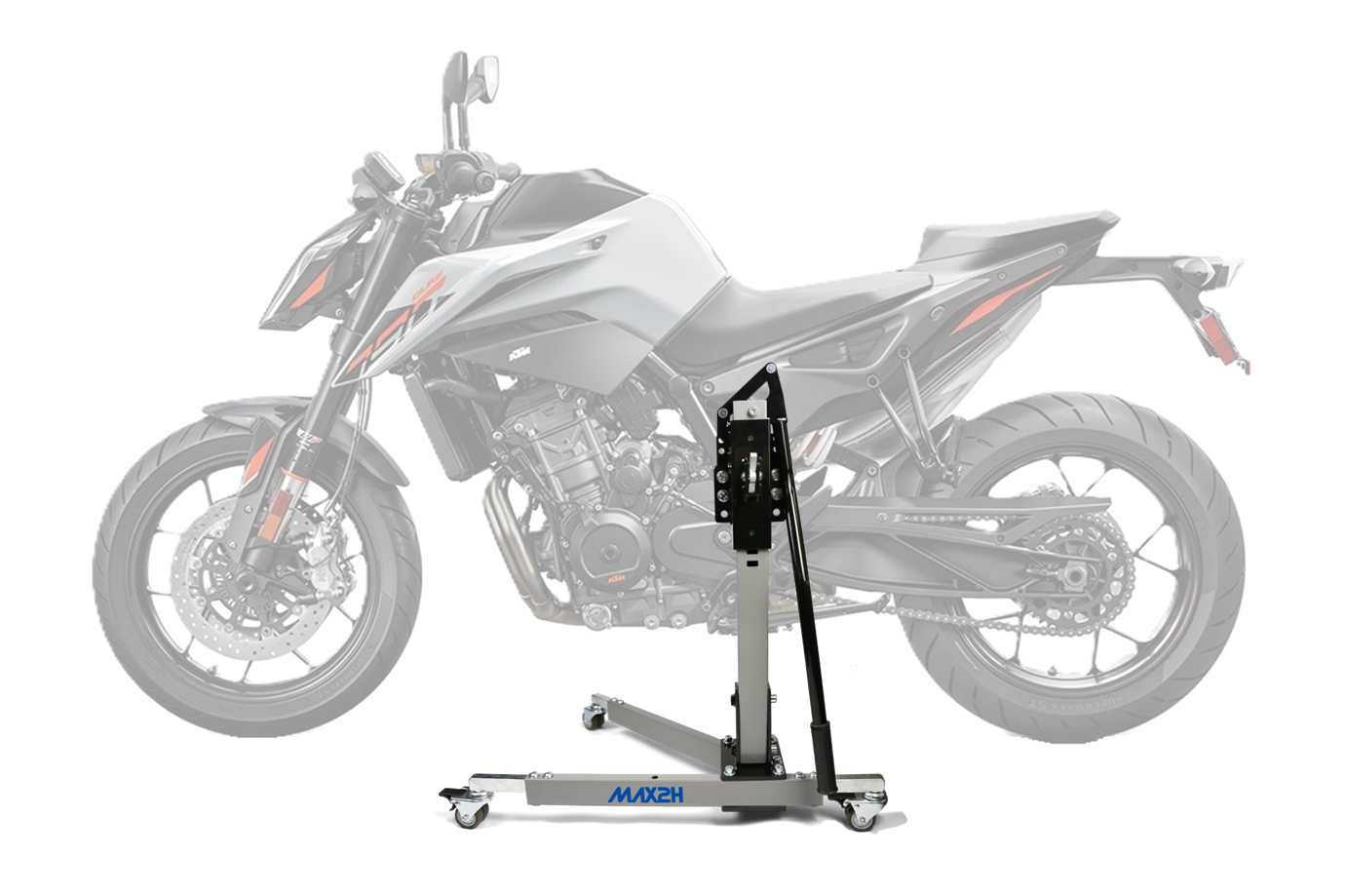 MAX2H Zentralständer EVOLIFT für KTM 790 DUKE (EURO 5) (2022 - 2023) - grau
