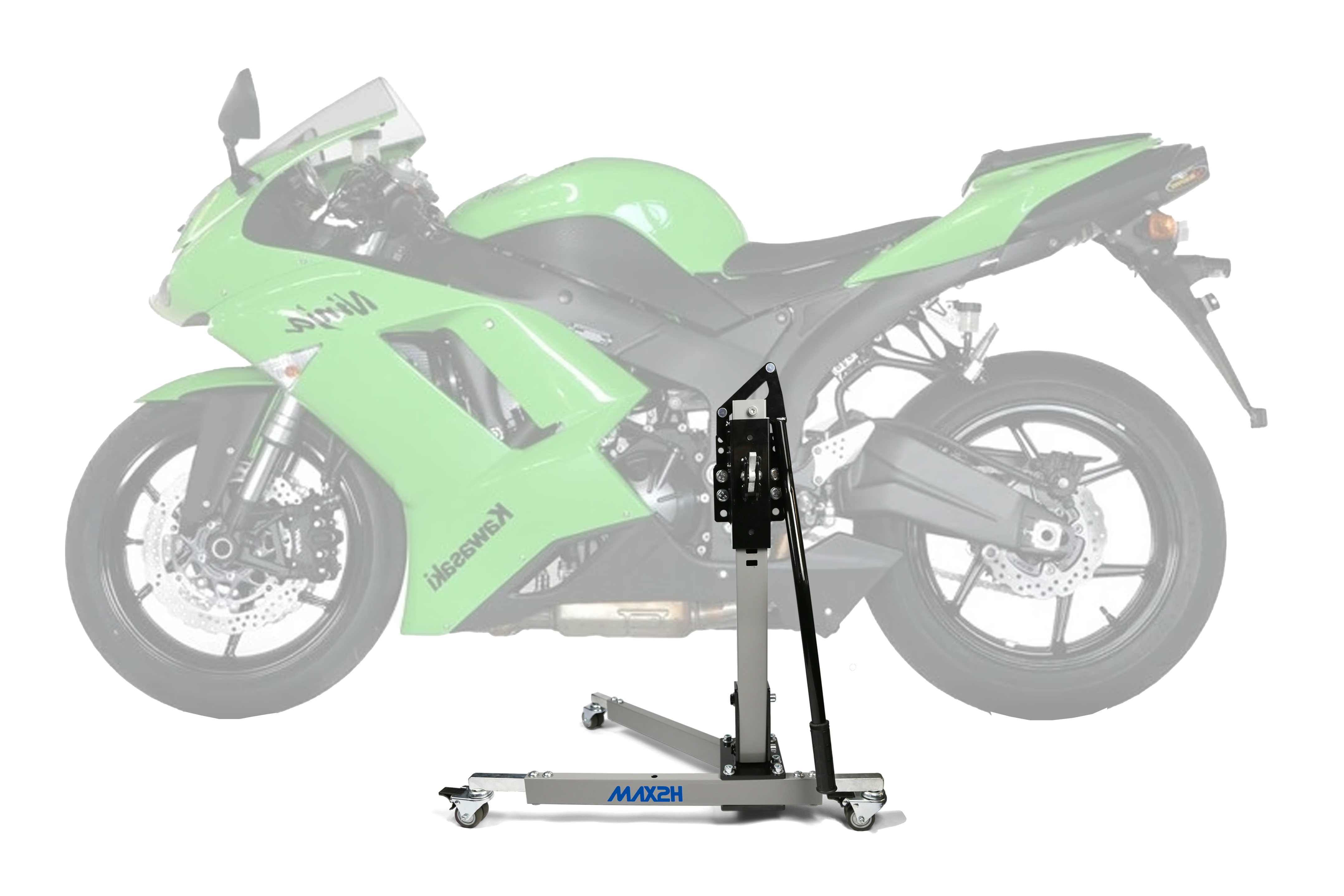 MAX2H Zentralständer EVOLIFT für KAWASAKI ZX-6R NINJA (2007 - 2008) - grau