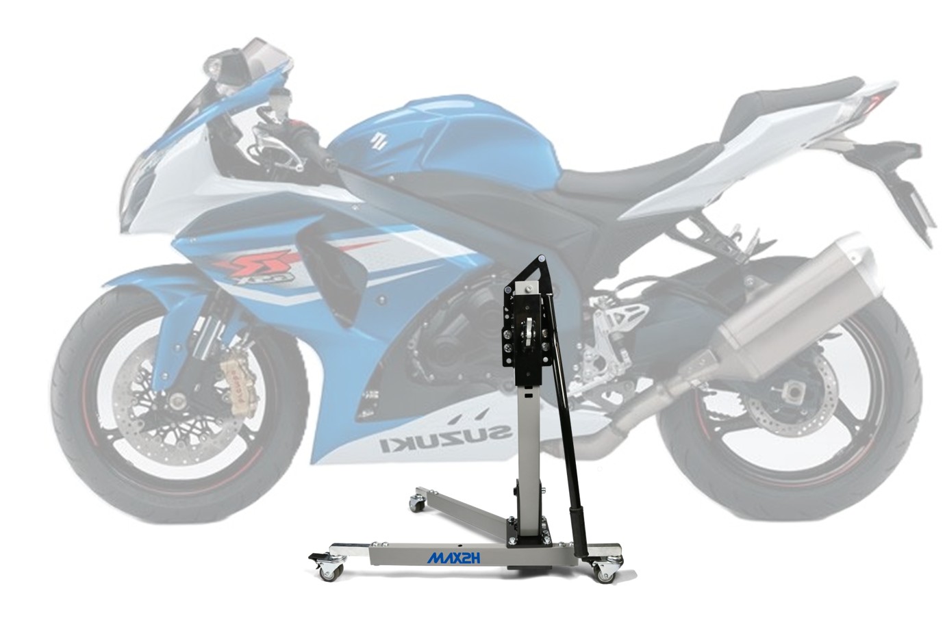 MAX2H Zentralständer EVOLIFT für SUZUKI GSX-R 1000 L2/L3/L4 (2012 - 2014) - grau