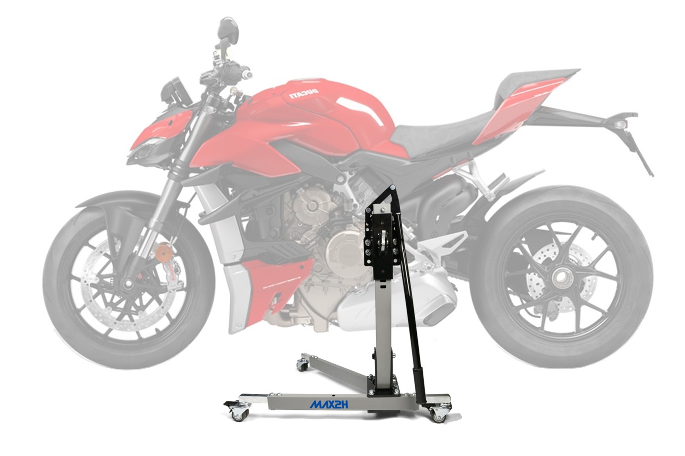 MAX2H Zentralständer EVOLIFT für DUCATI STREETFIGHTER V4 (2020 - 2022) - grau