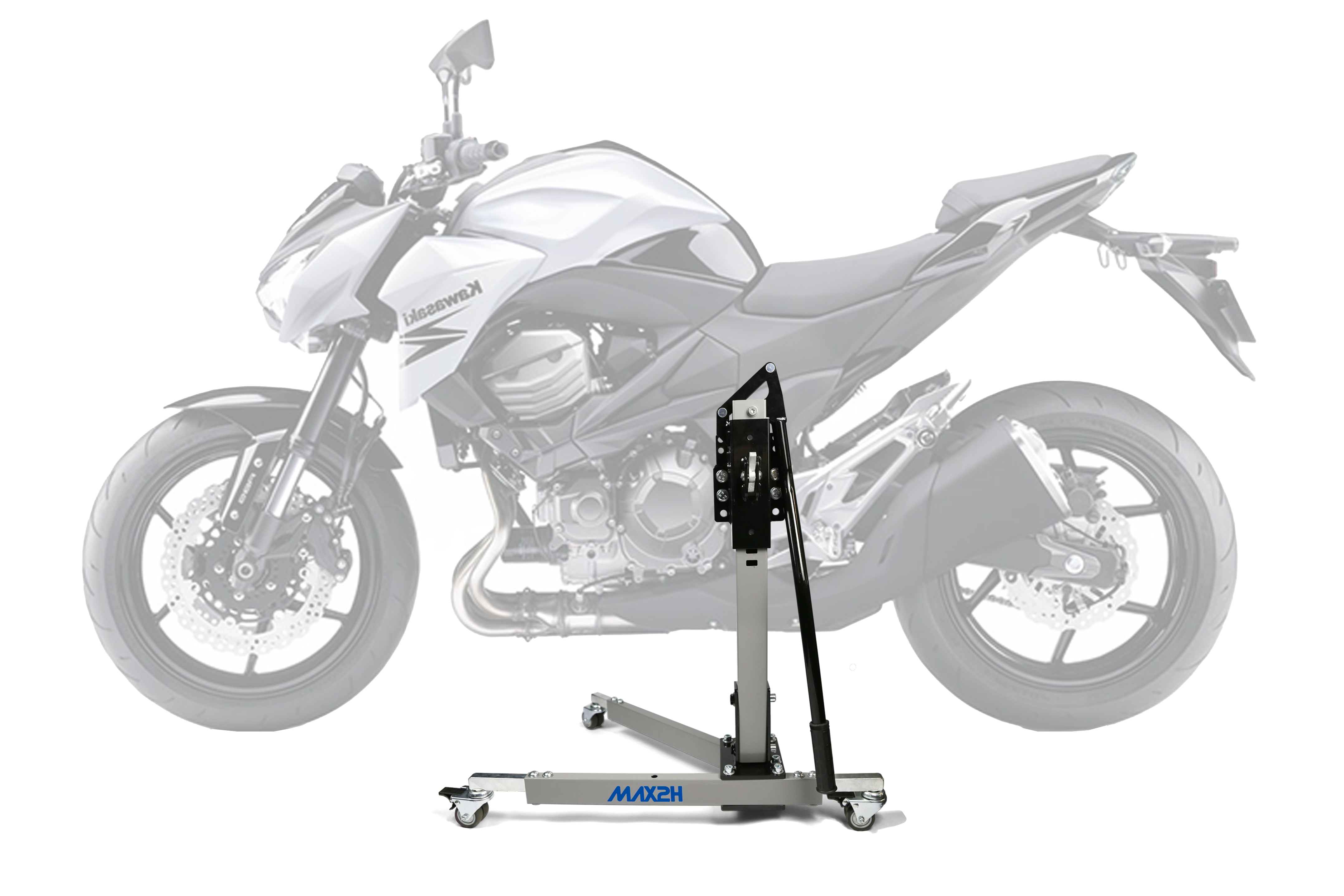 MAX2H® Zentralständer für KAWASAKI Z 800 E VERSION (2013 - 2016) - grau