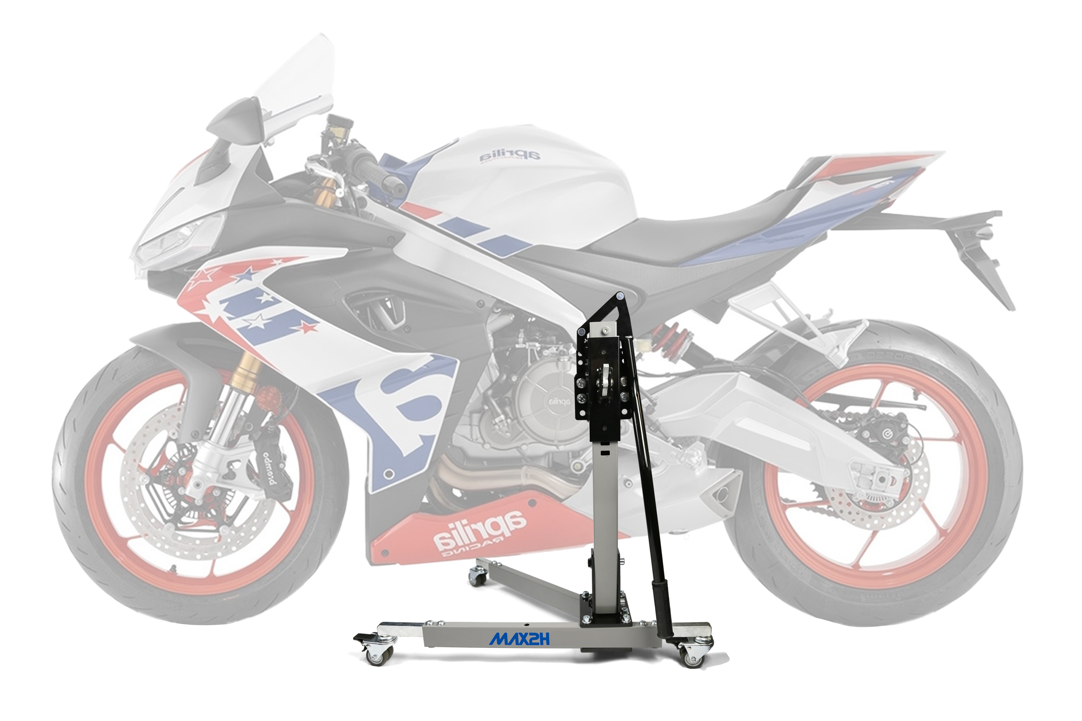 MAX2H Zentralständer EVOLIFT für APRILIA RS 660 (EURO 5) (2021 - ) - grau