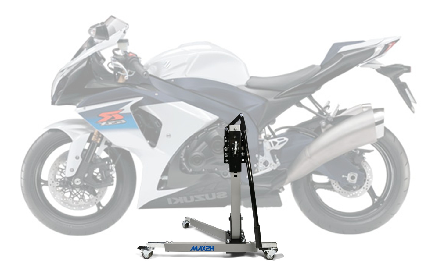 MAX2H Zentralständer EVOLIFT für SUZUKI GSX-R 1000 K9/L0/L1 (2009 - 2011) - grau
