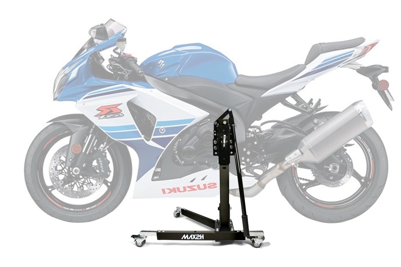 MAX2H® Zentralständer für SUZUKI GSX-R 1000 L5/L6 (2015 - 2016) - schwarz