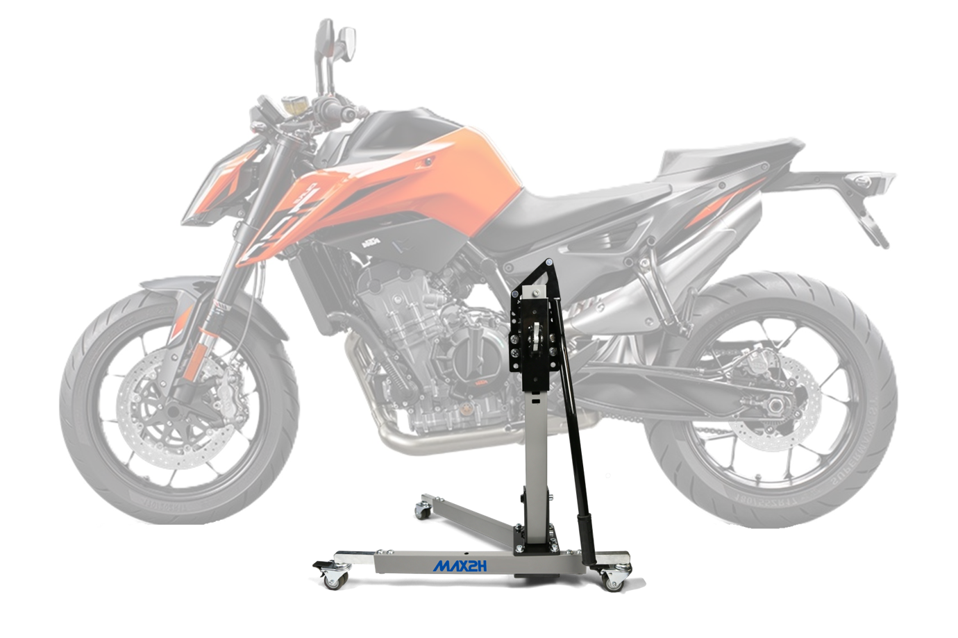 MAX2H Zentralständer EVOLIFT für KTM 790 DUKE (EURO 5+) (2024 - ) - grau