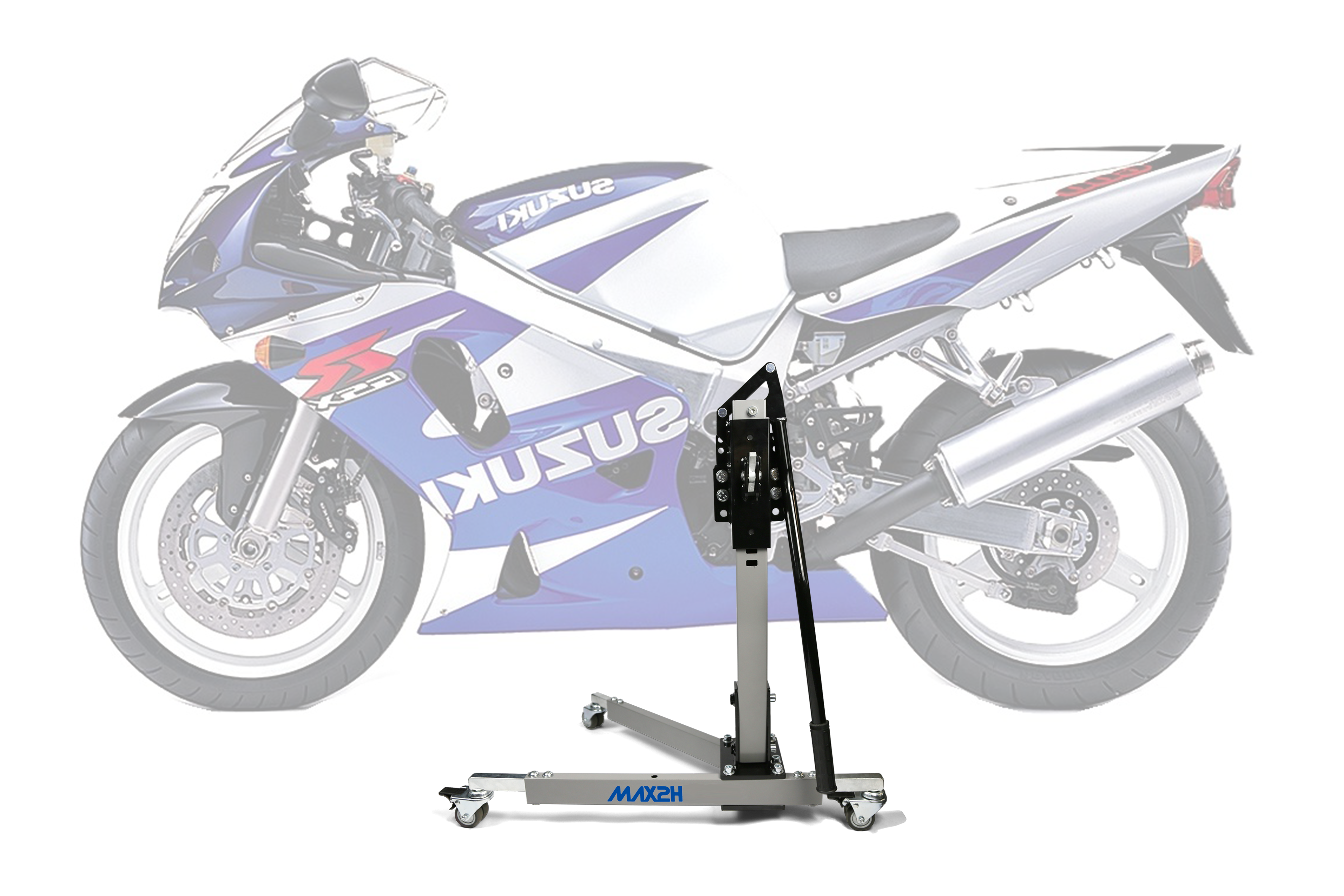 MAX2H Zentralständer EVOLIFT für SUZUKI GSX-R 600 K1/K2/K3 (2001 - 2003) - grau