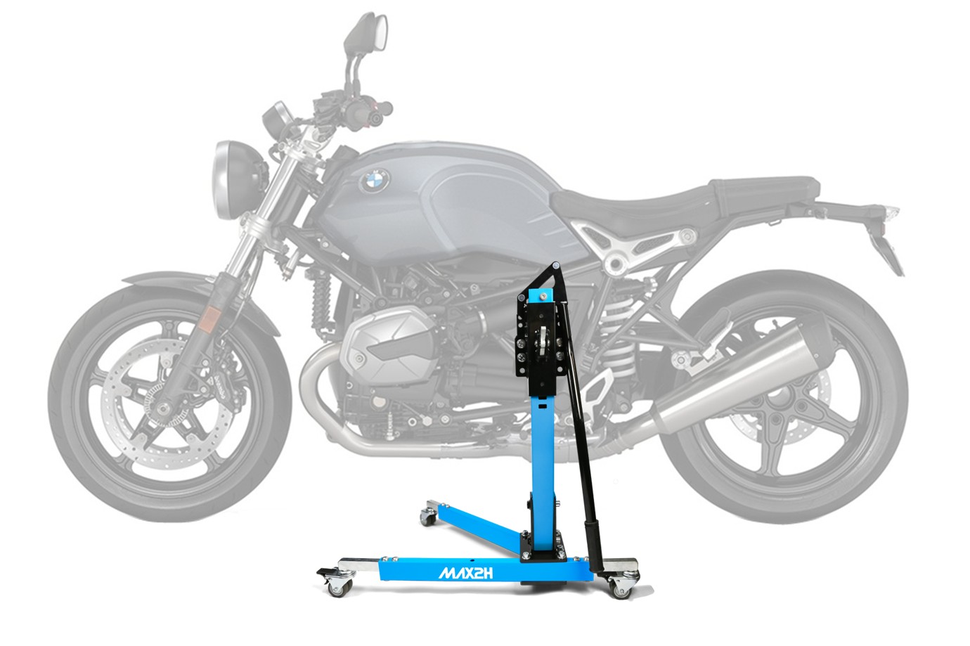 MAX2H® Zentralständer für BMW R NINET PURE (EURO 5) (2021 - 2023) - blau