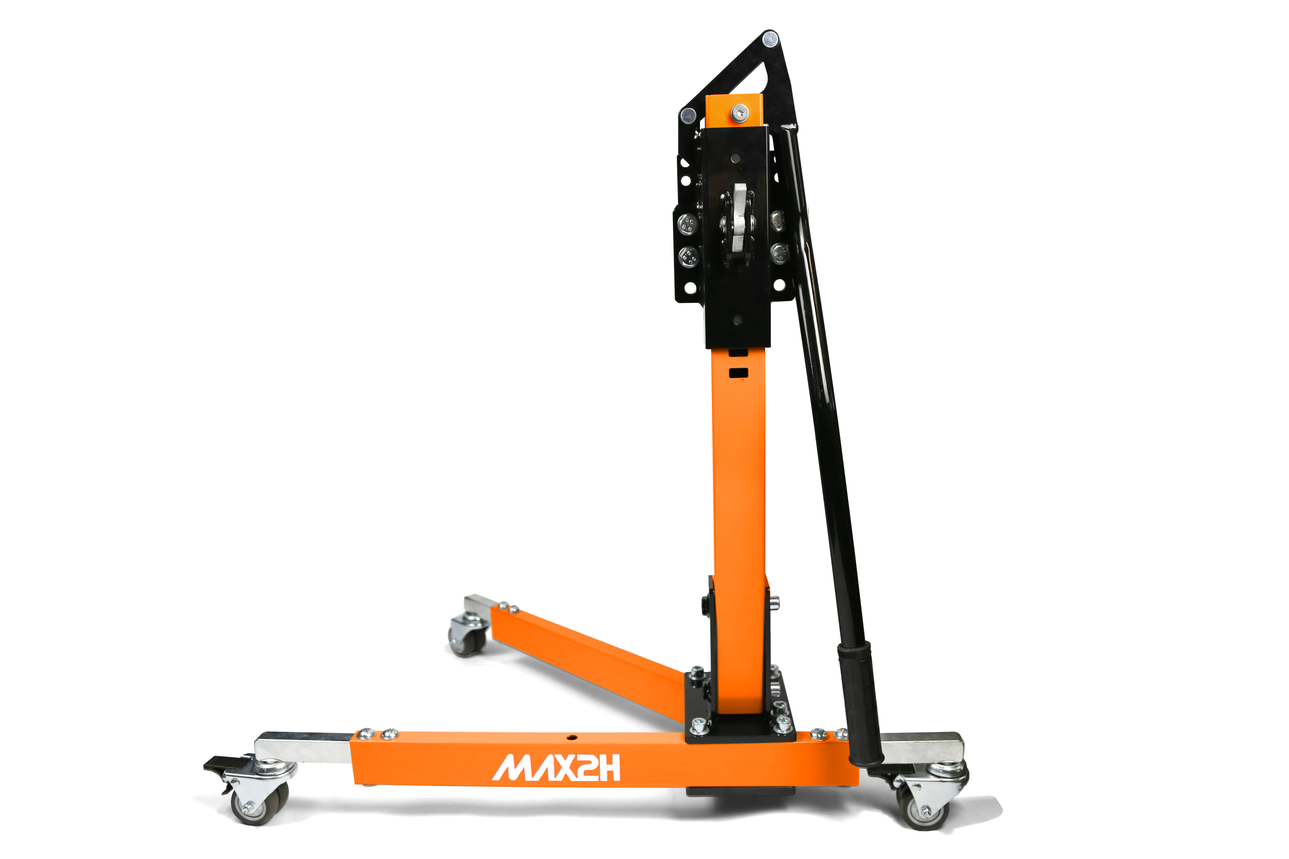MAX2H Zentralständer EVOLIFT Grundständer mit Rollen - orange