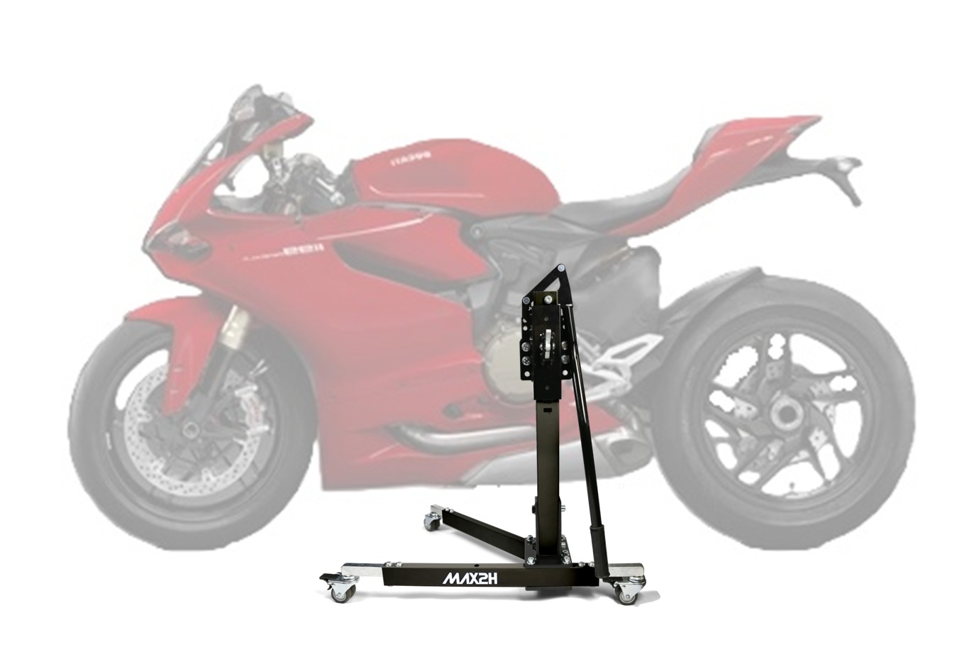 MAX2H® Zentralständer für DUCATI PANIGALE 1199 (2012 - 2014) - schwarz
