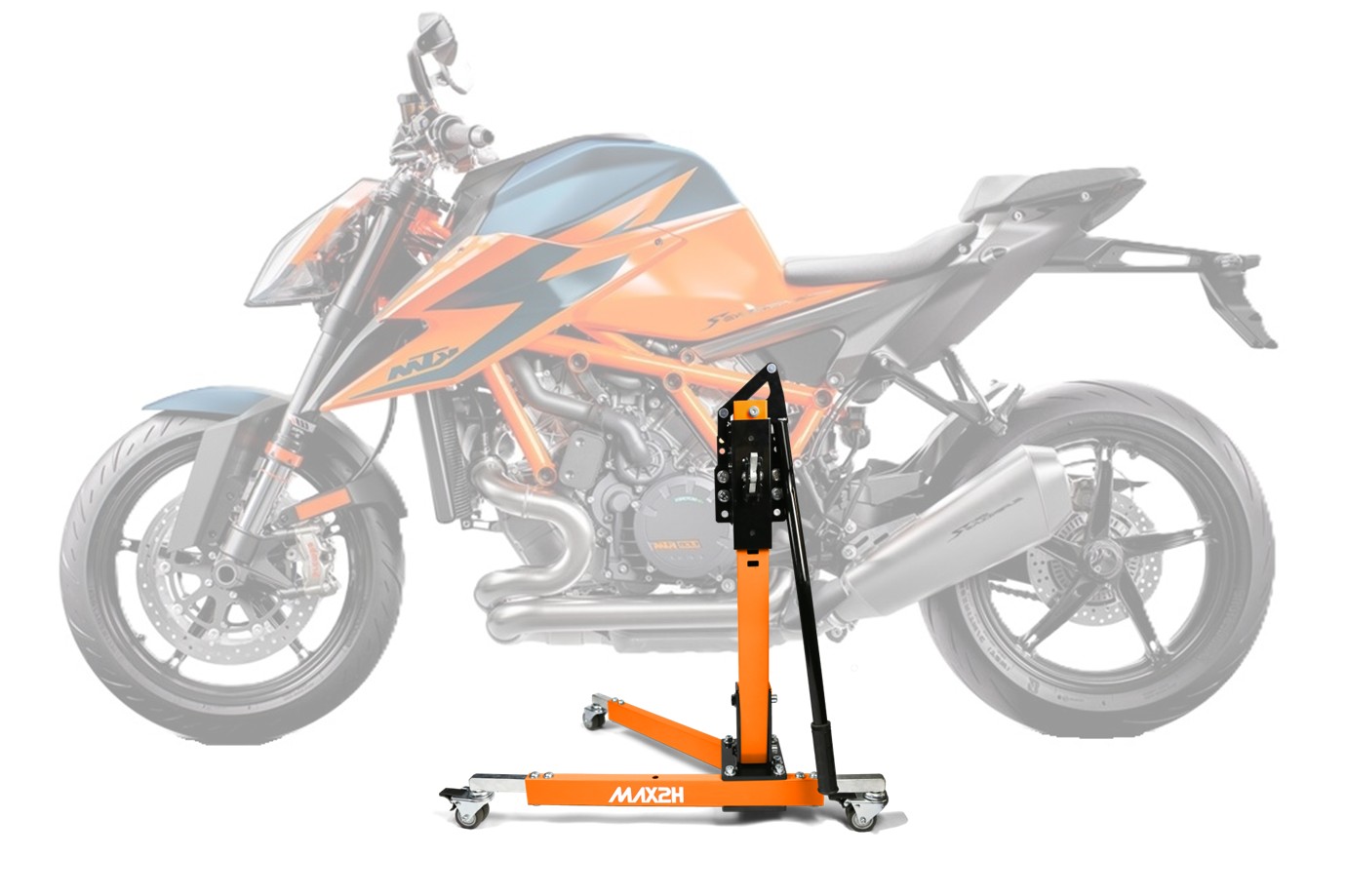 MAX2H® Zentralständer für KTM 1290 SUPER DUKE R (EURO 5) (2022 - 2023) - orange