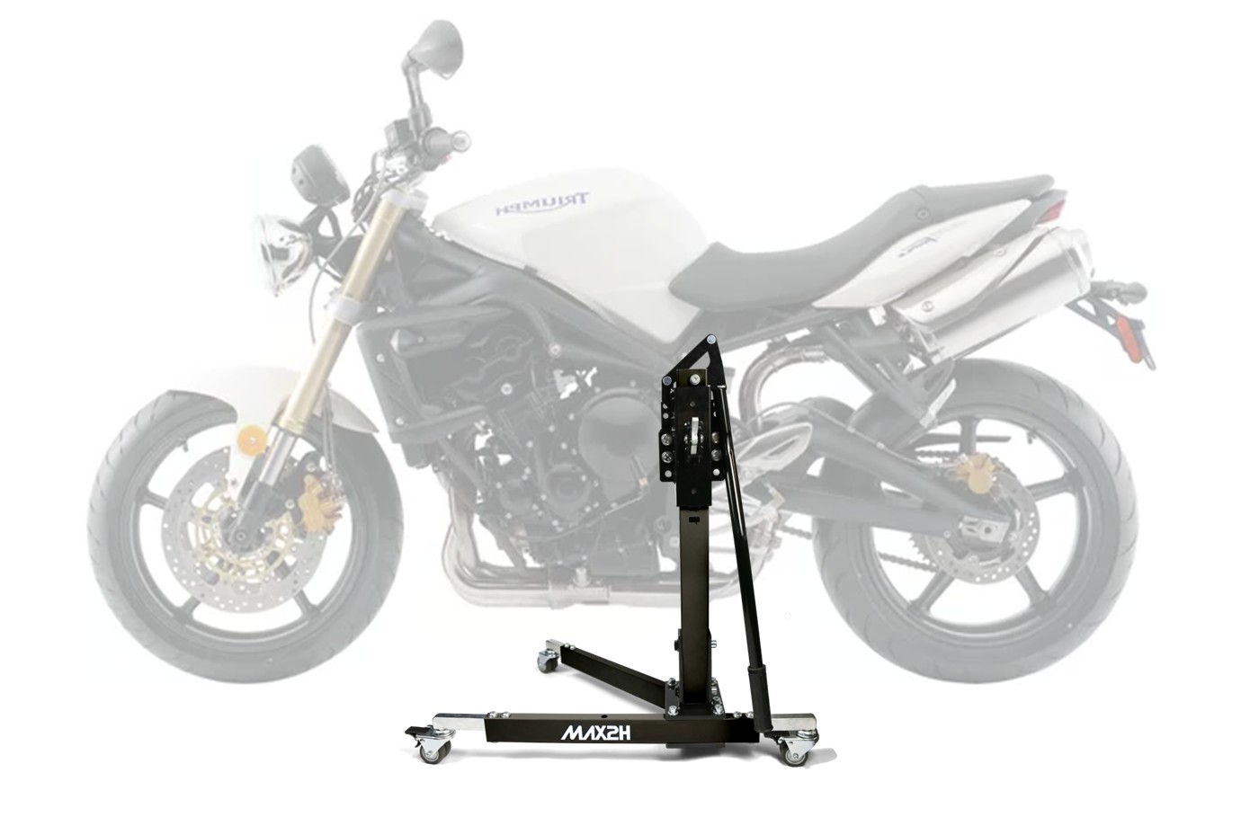 MAX2H Zentralständer EVOLIFT für TRIUMPH STREET TRIPLE 675 (2012 - 2012) - schwarz