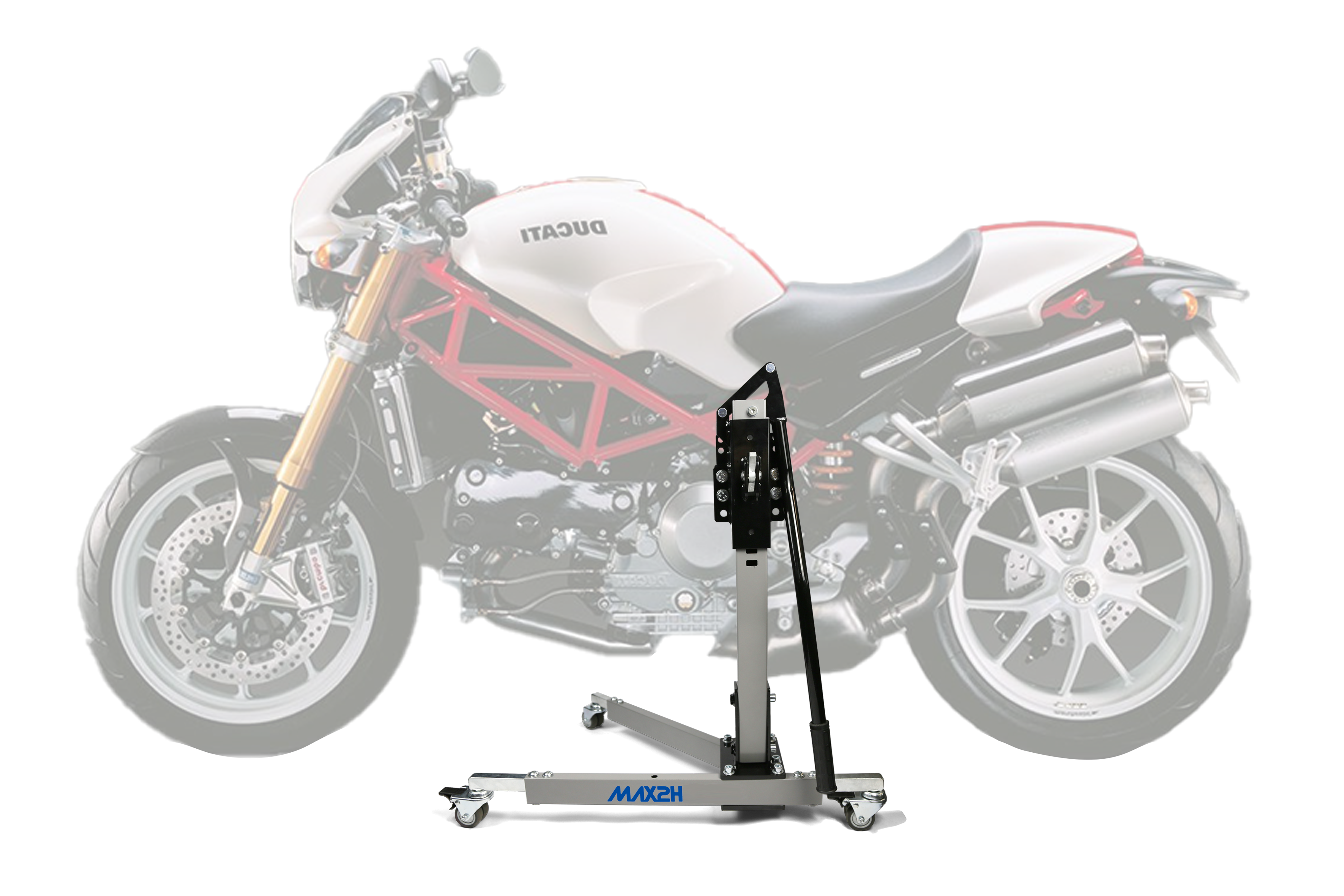 MAX2H Zentralständer EVOLIFT für DUCATI MONSTER S4RS (2006 - 2008) - grau