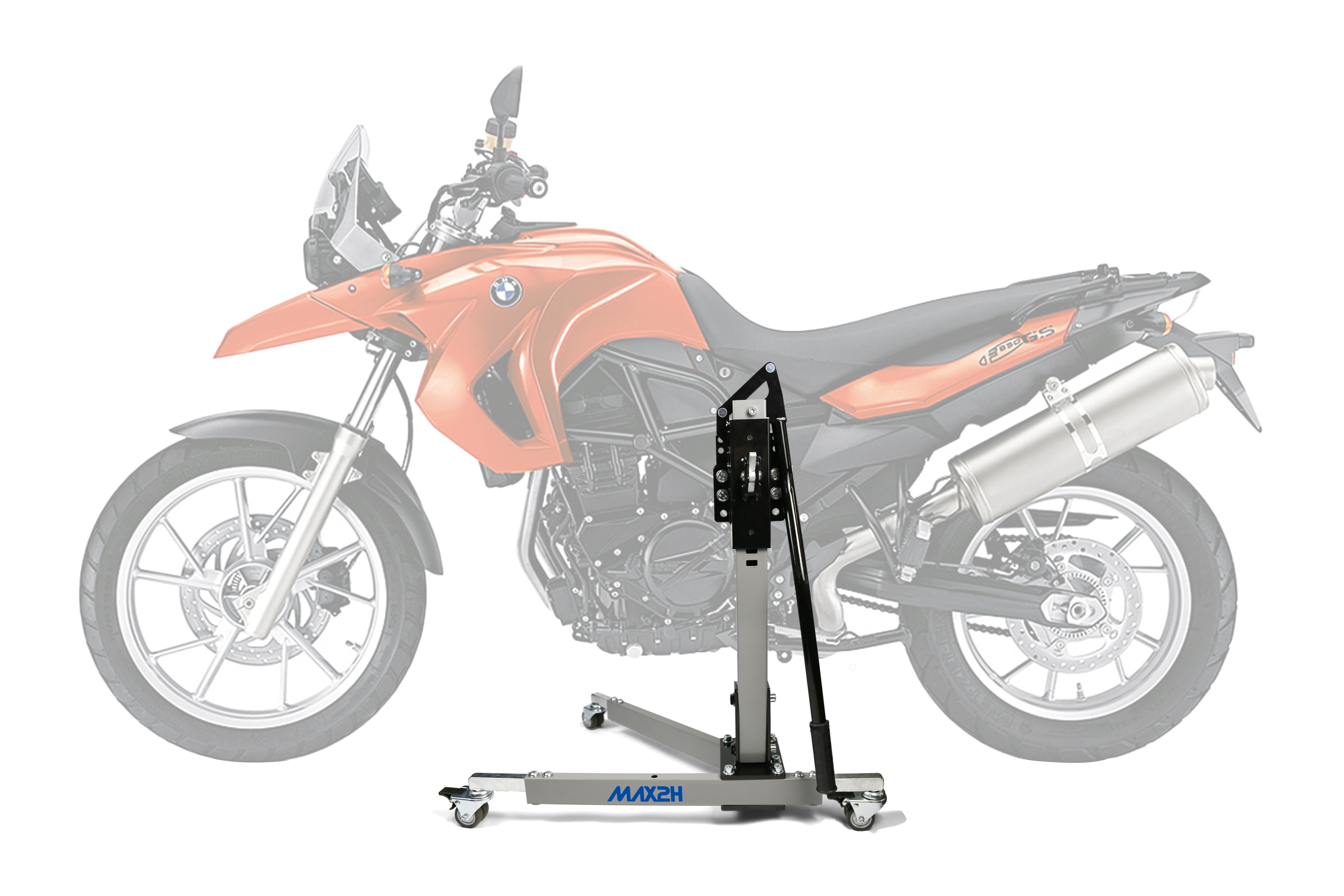 MAX2H Zentralständer EVOLIFT für BMW F 650 GS (800CCM) (2008 - 2012) - grau