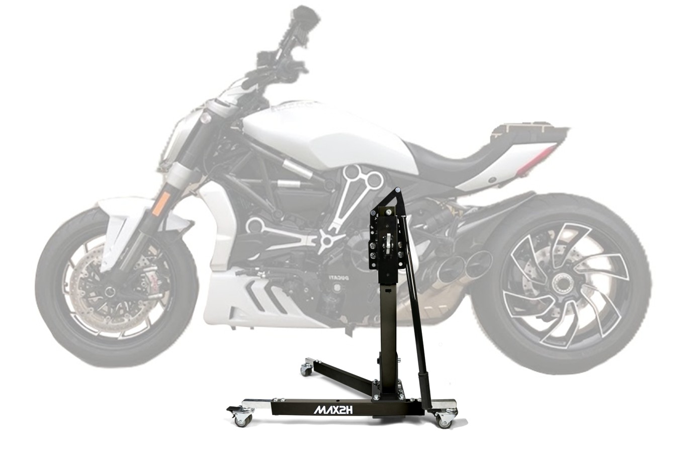 MAX2H® Zentralständer für DUCATI XDIAVEL/S (EURO 4) (2018 - 2020) - schwarz