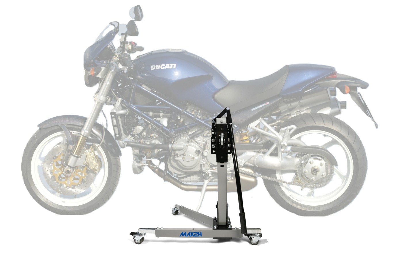 MAX2H Zentralständer EVOLIFT für DUCATI MONSTER S4R (2004 - 2006) - grau