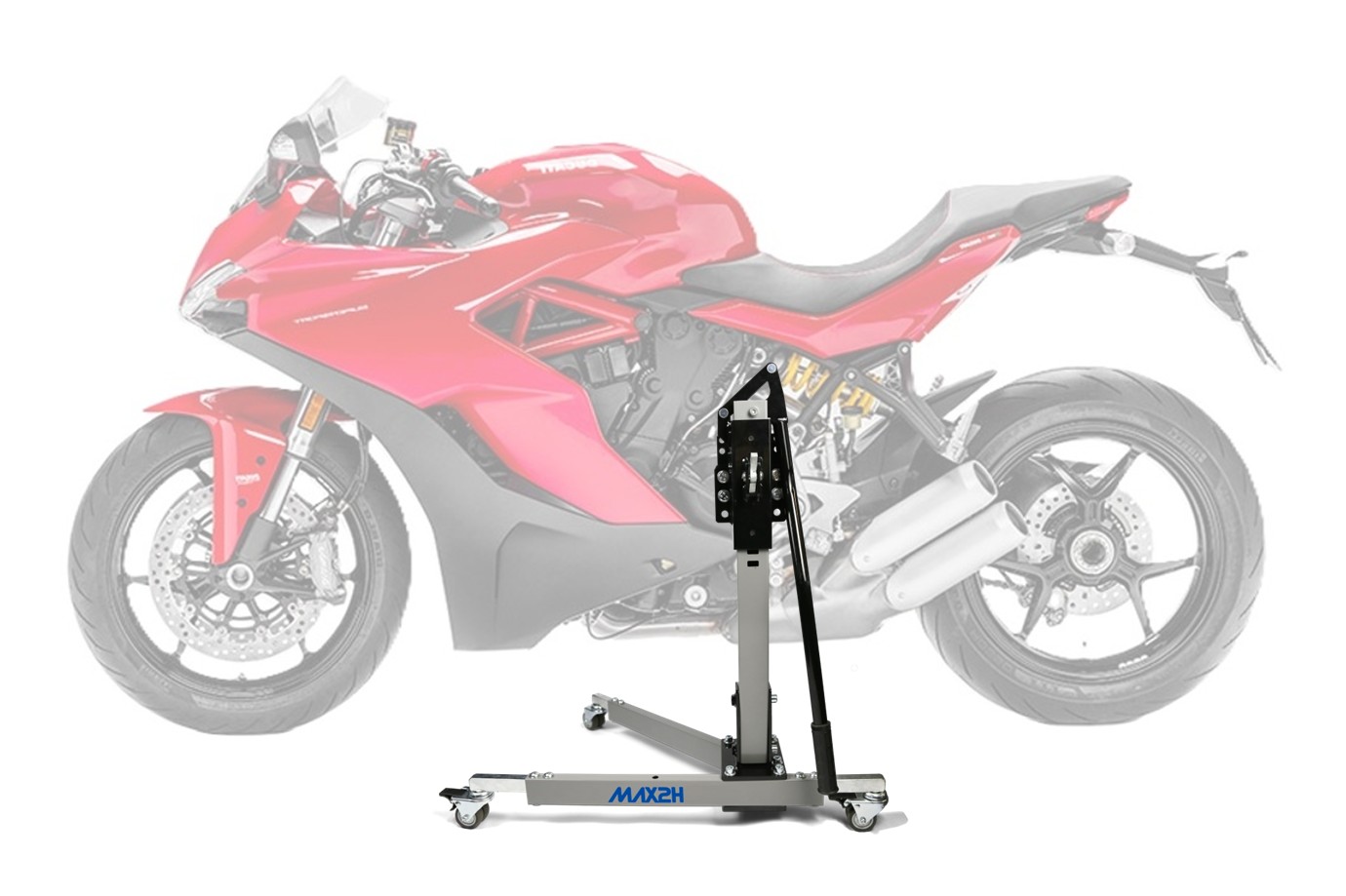 MAX2H® Zentralständer für DUCATI SUPERSPORT 939 (2017 - 2020) - grau