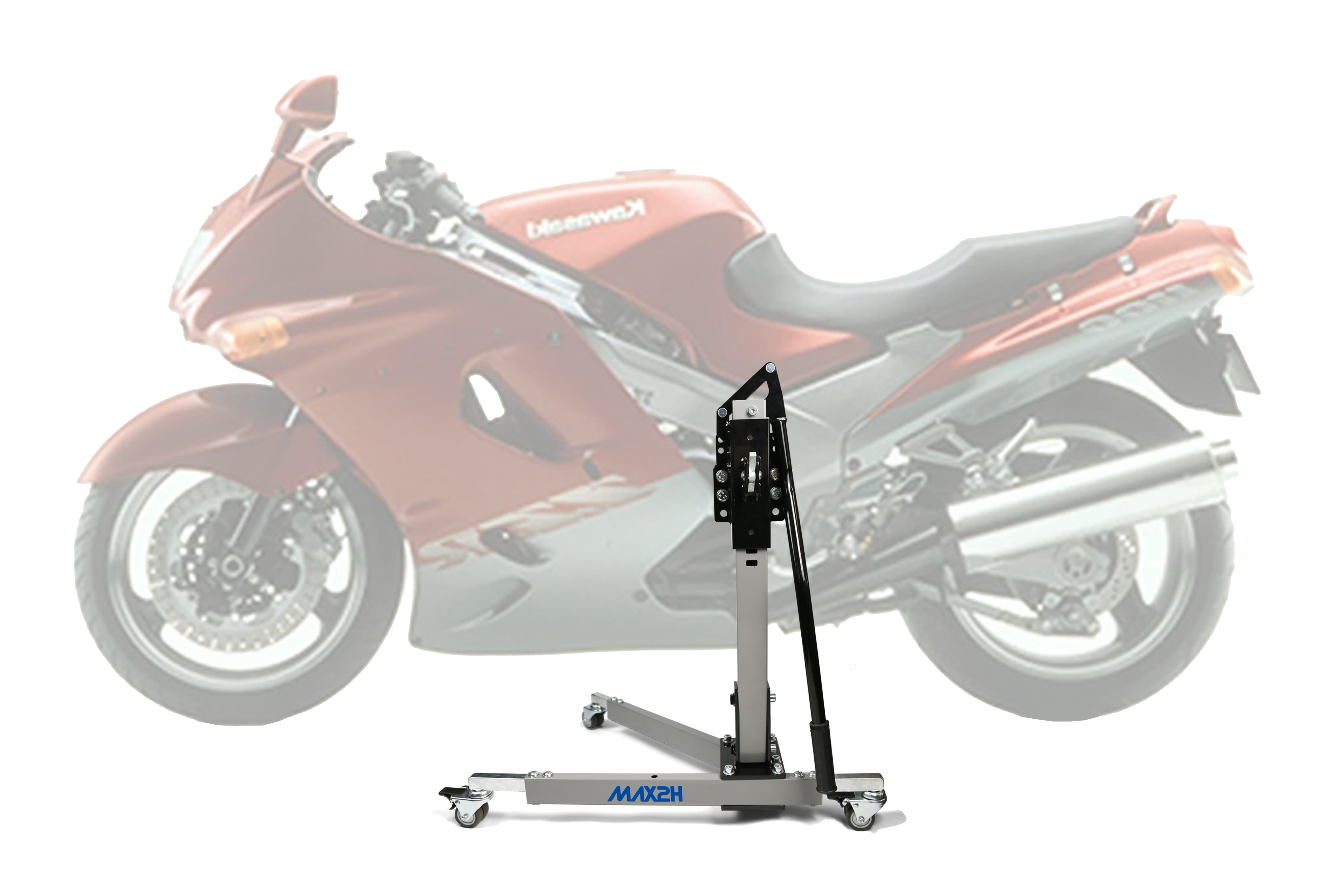 MAX2H® Zentralständer für KAWASAKI ZZ-R 1100 (1998 - 2001) - grau