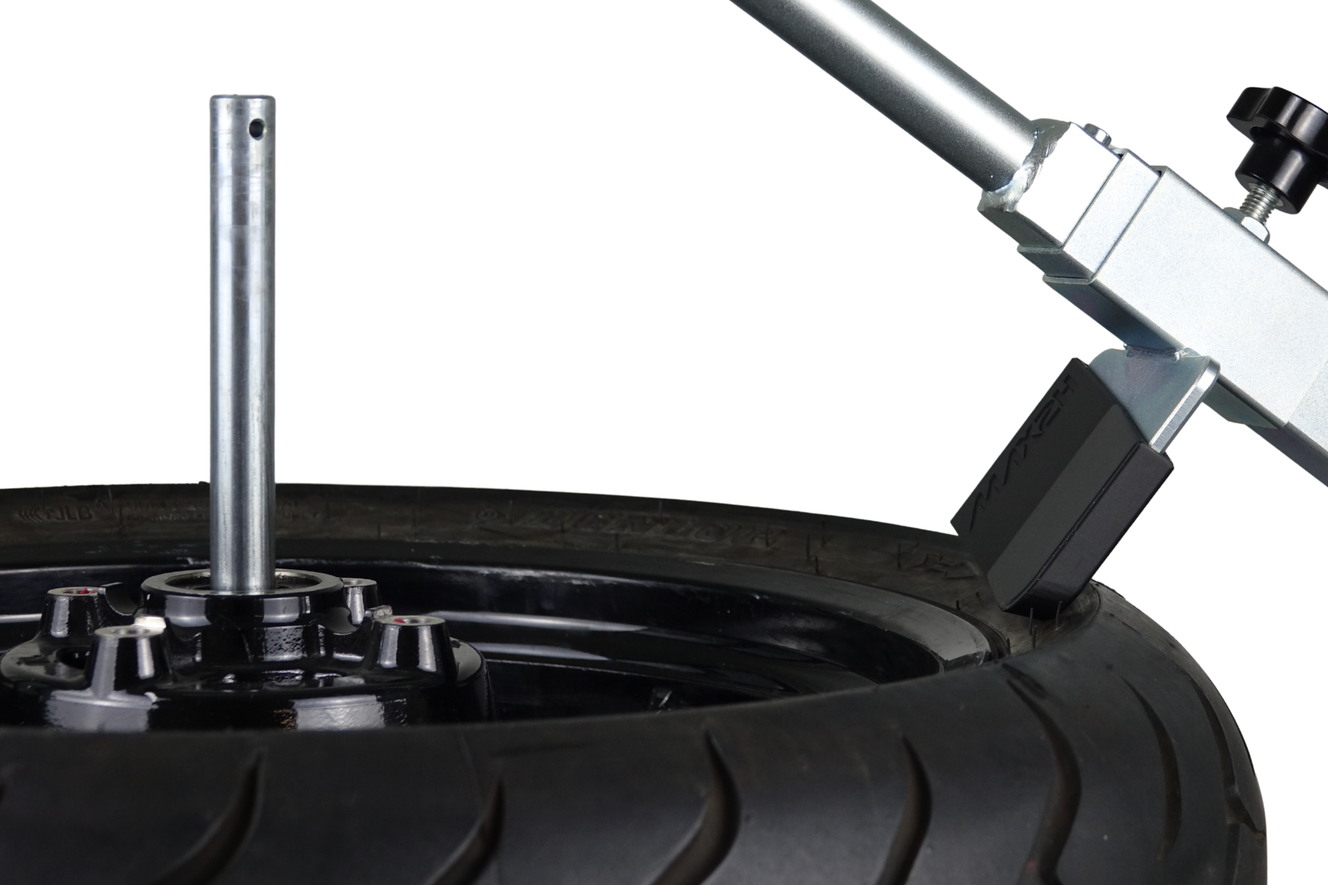 MAX2H® Reifenmontiergerät MG-2 Plus mit Wuchtbock und Starterpaket (Klebegewicht grau) und Tasche