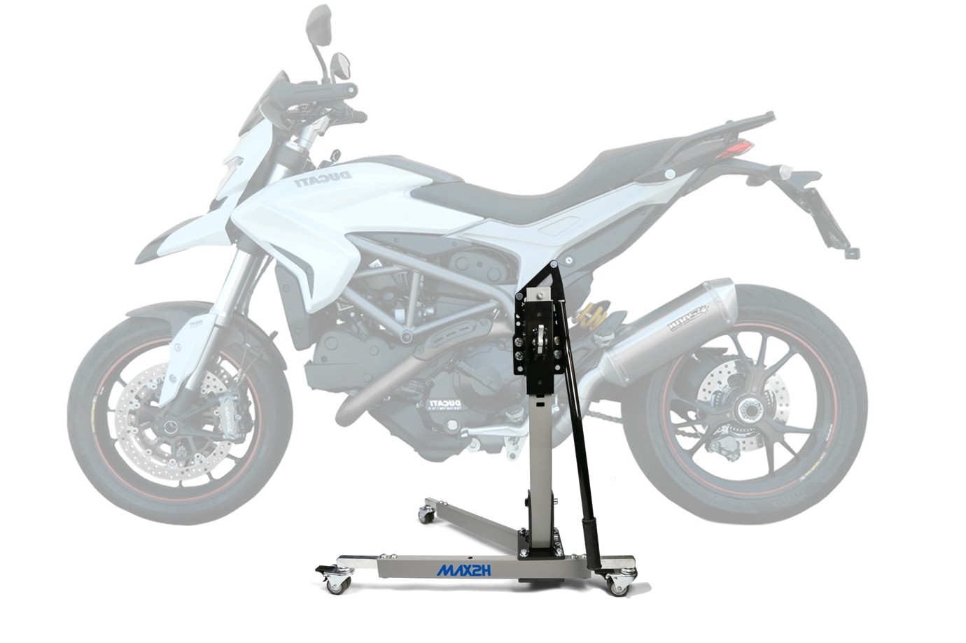 MAX2H Zentralständer EVOLIFT für DUCATI HYPERMOTARD 821 (2013 - 2015) - grau