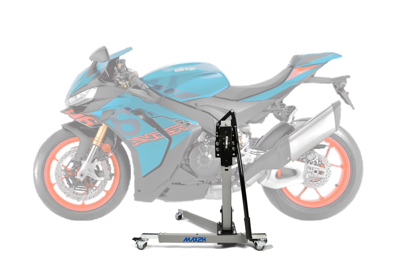 MAX2H Zentralständer EVOLIFT für APRILIA RSV4 1000 RR (EURO 4) (2019 - 2020) - grau