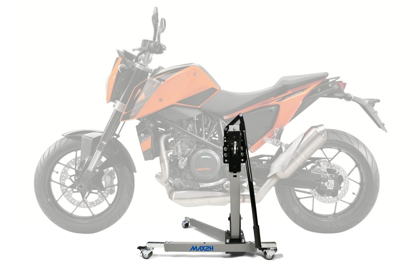 MAX2H Zentralständer EVOLIFT für KTM 690 DUKE (EURO 4) (2016-2019) - grau