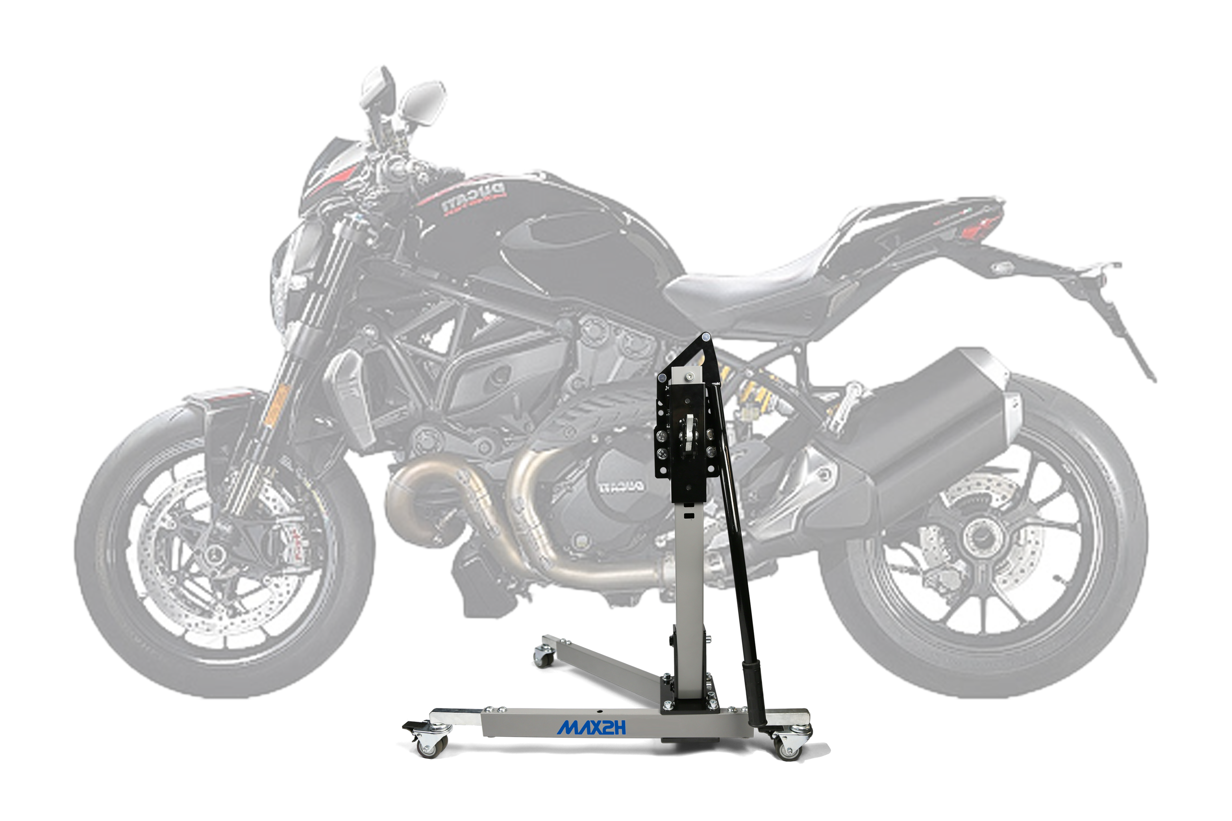MAX2H Zentralständer EVOLIFT für DUCATI MONSTER 1200 R (EURO 4) (2016 - 2020) - grau