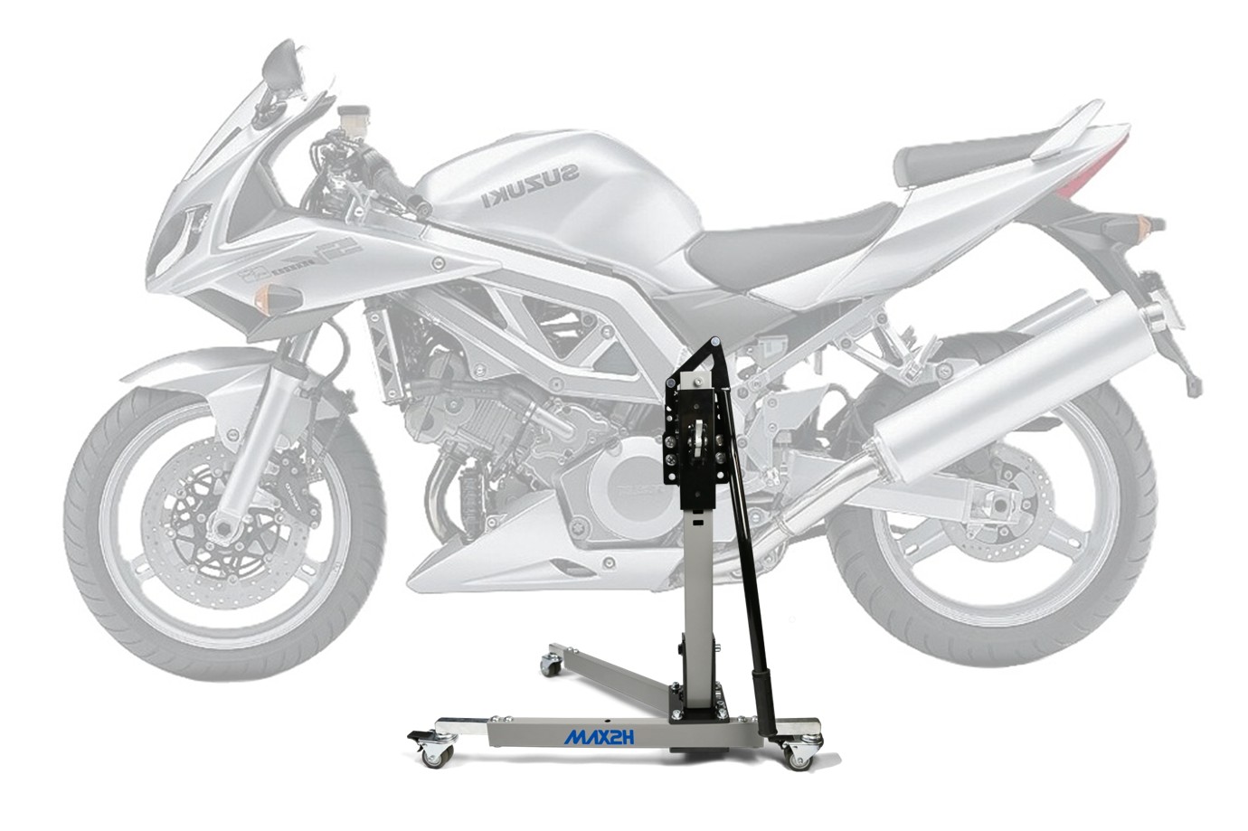 MAX2H® Zentralständer für SUZUKI SV 1000 S (2003 - 2005) - grau