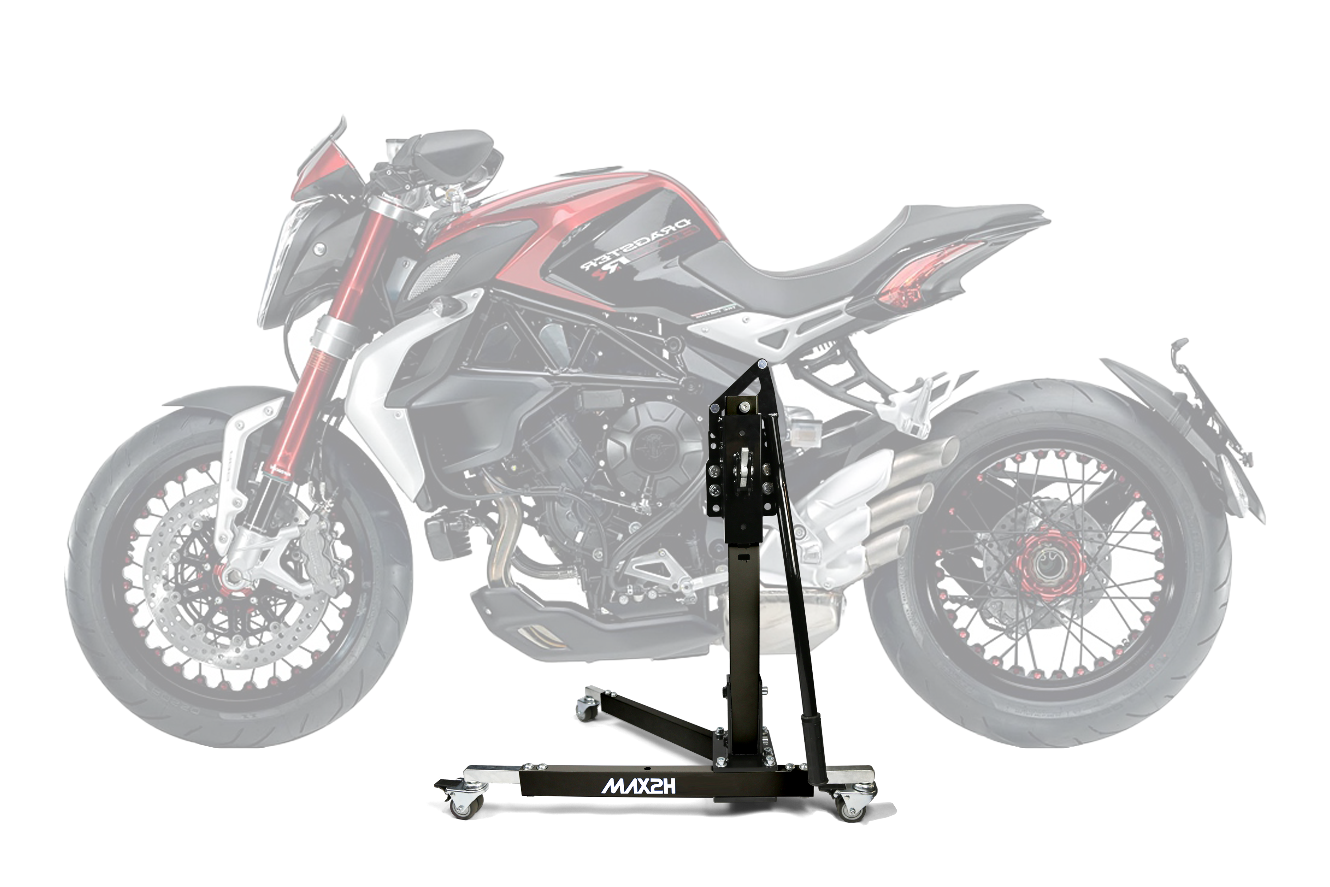 MAX2H® Zentralständer für MV Agusta BRUTALE DRAGSTER 800 RR/LH 44 (2016 - ) - schwarz