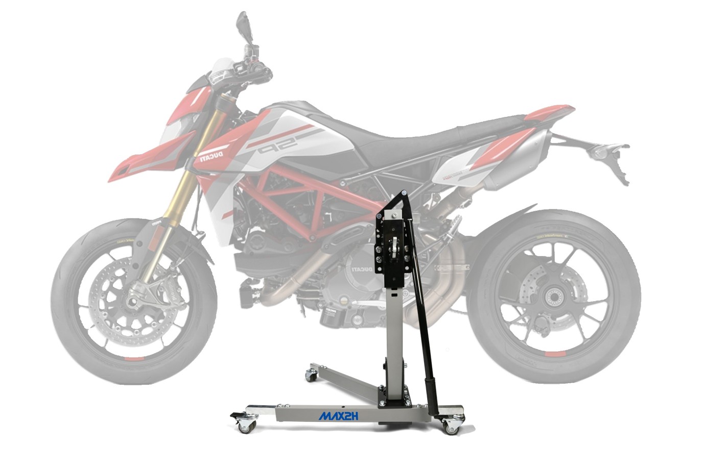 MAX2H Zentralständer EVOLIFT für DUCATI HYPERMOTARD 950 SP (2019 - ) - grau