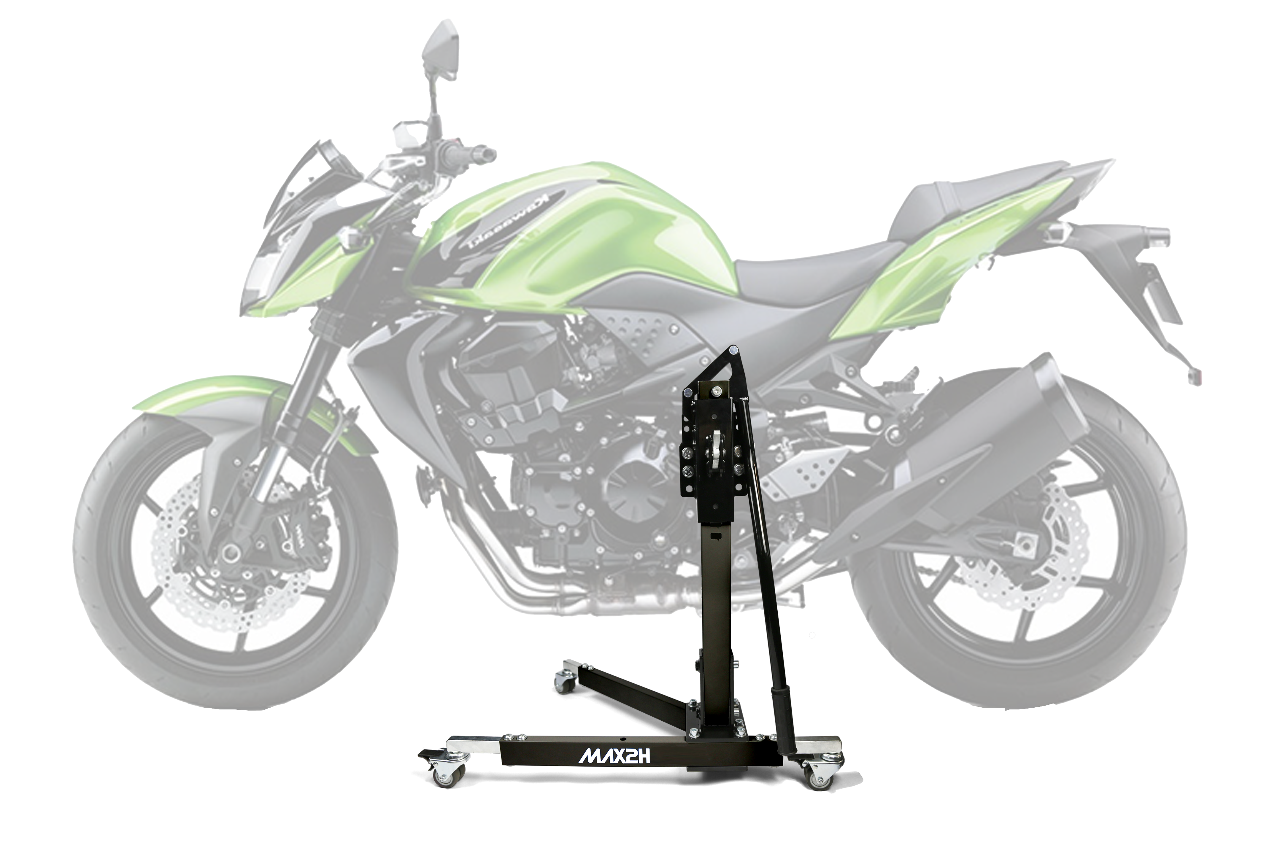 MAX2H® Zentralständer für KAWASAKI Z 750 R / ABS (2011 - 2012) - schwarz